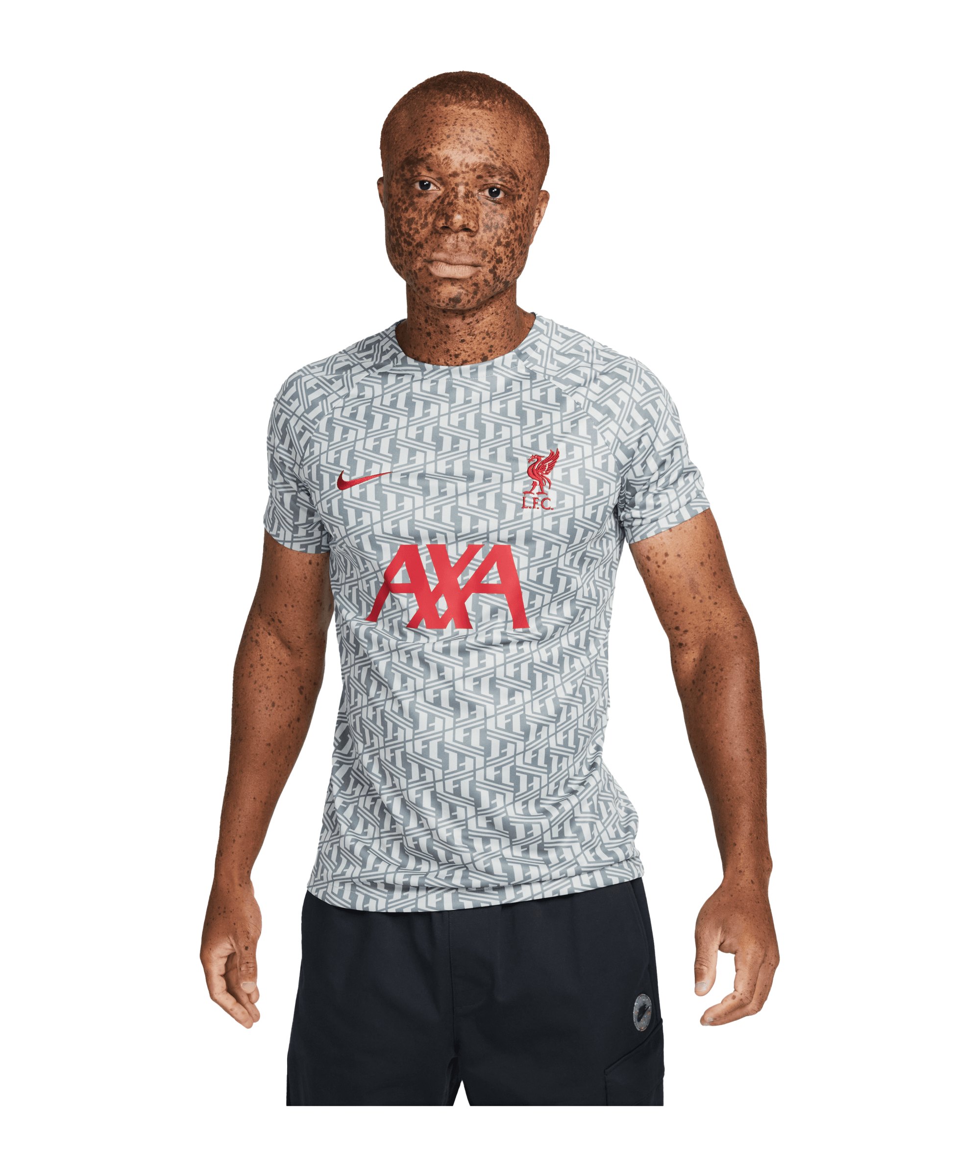 Nike FC Liverpool Prematch Shirt 2022/2023 Grau - schwarz