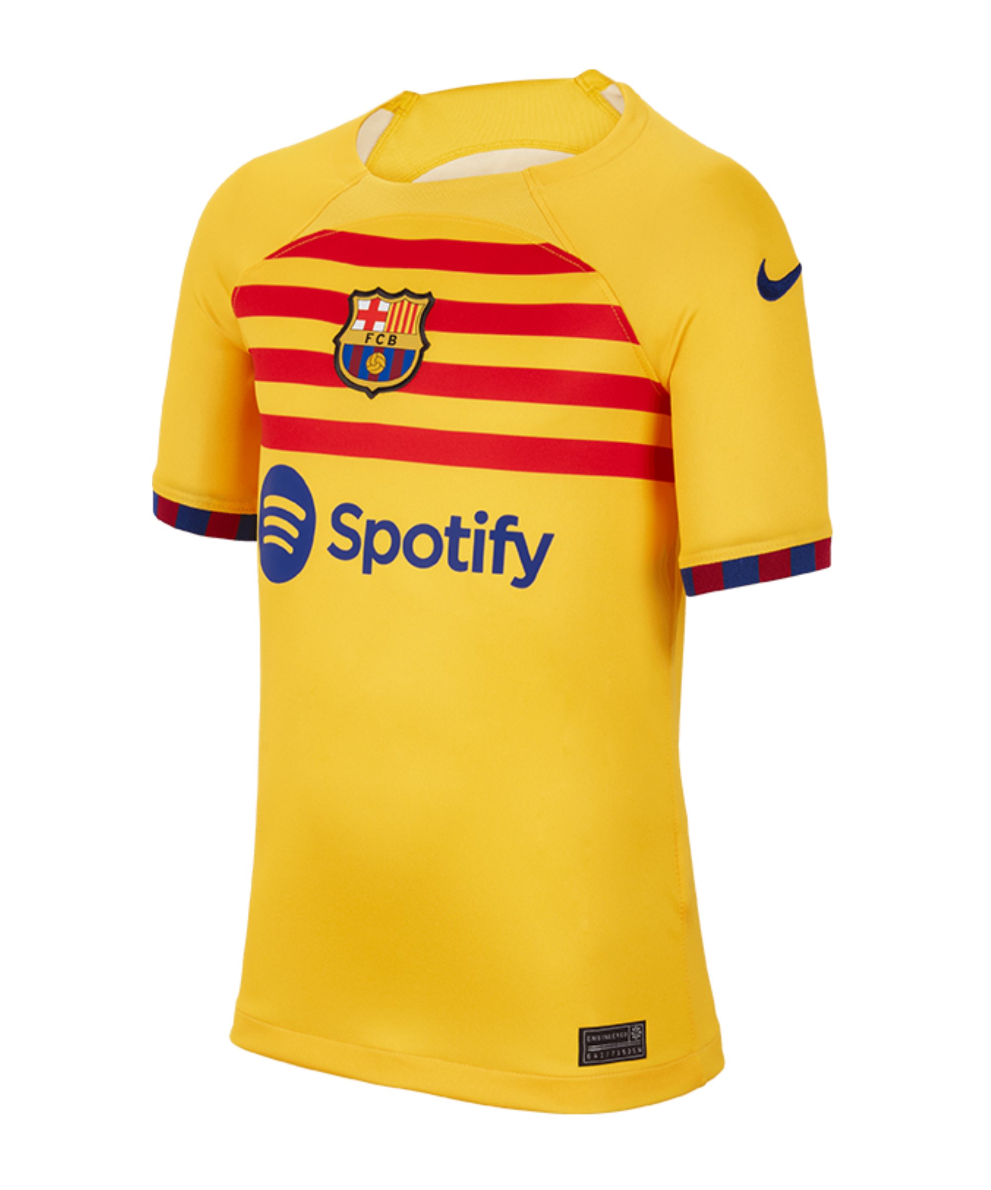 Nike FC Barcelona Trikot 4th 2022/2023 Kids Gelb F729 - gelb
