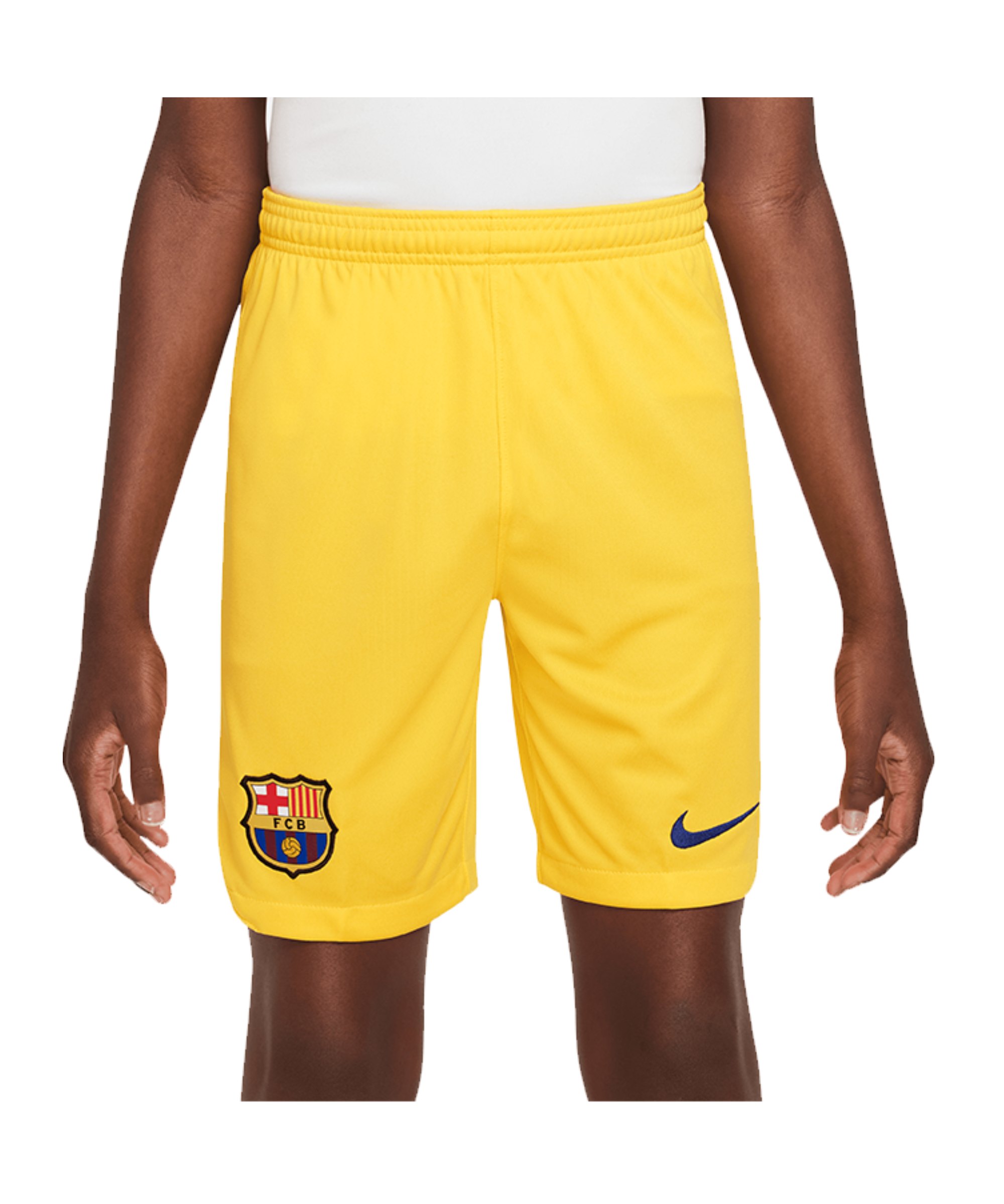 Nike FC Barcelona Short 4th 2022/2023 Kids Gelb F728 - gelb