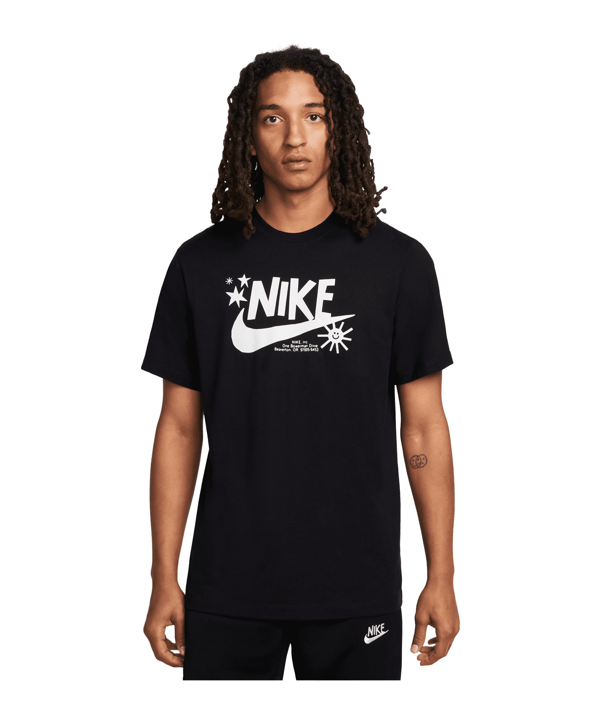 Nike T-Shirt Schwarz F010 - schwarz