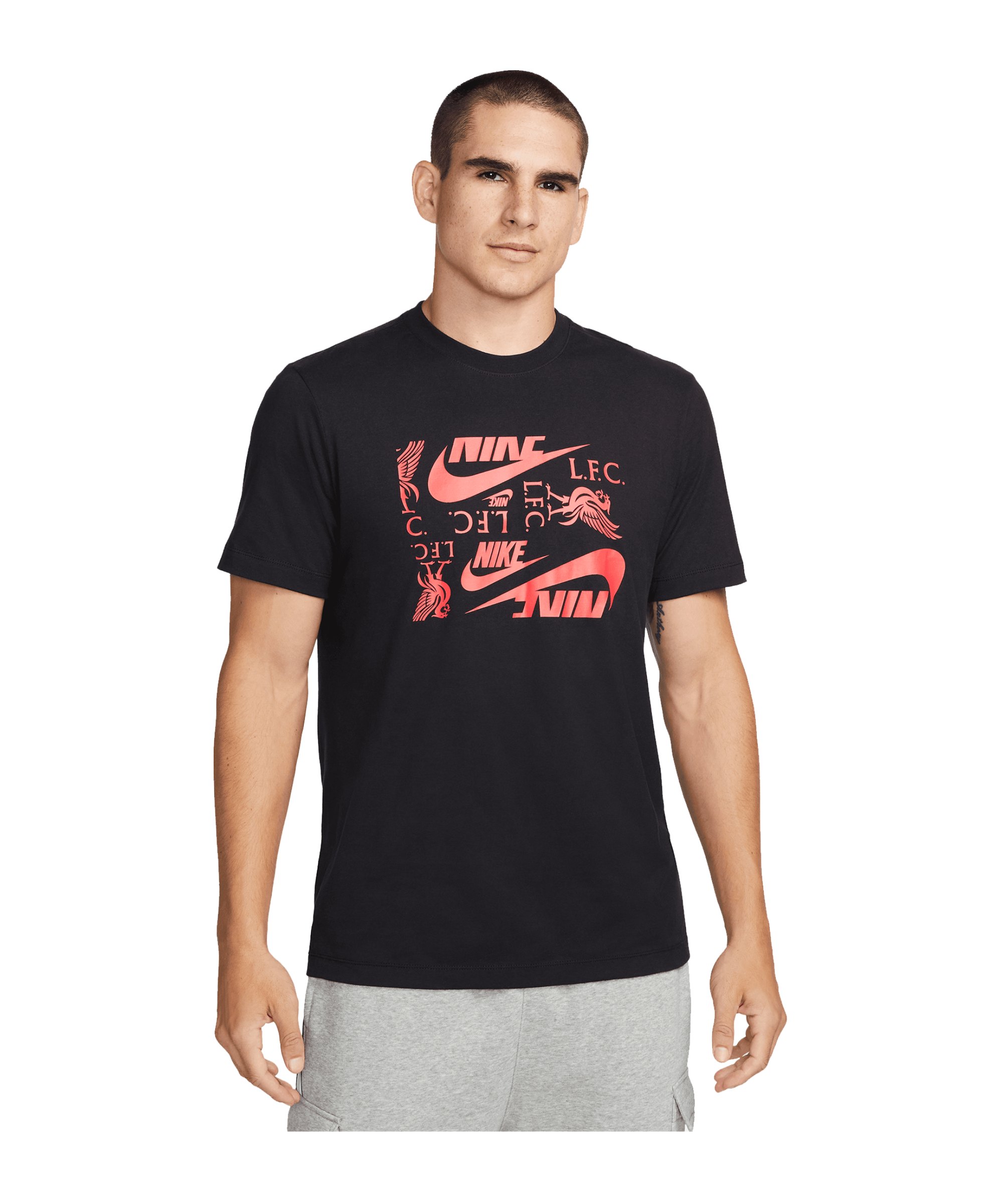 Nike FC Liverpool T-Shirt Schwarz F010 - schwarz