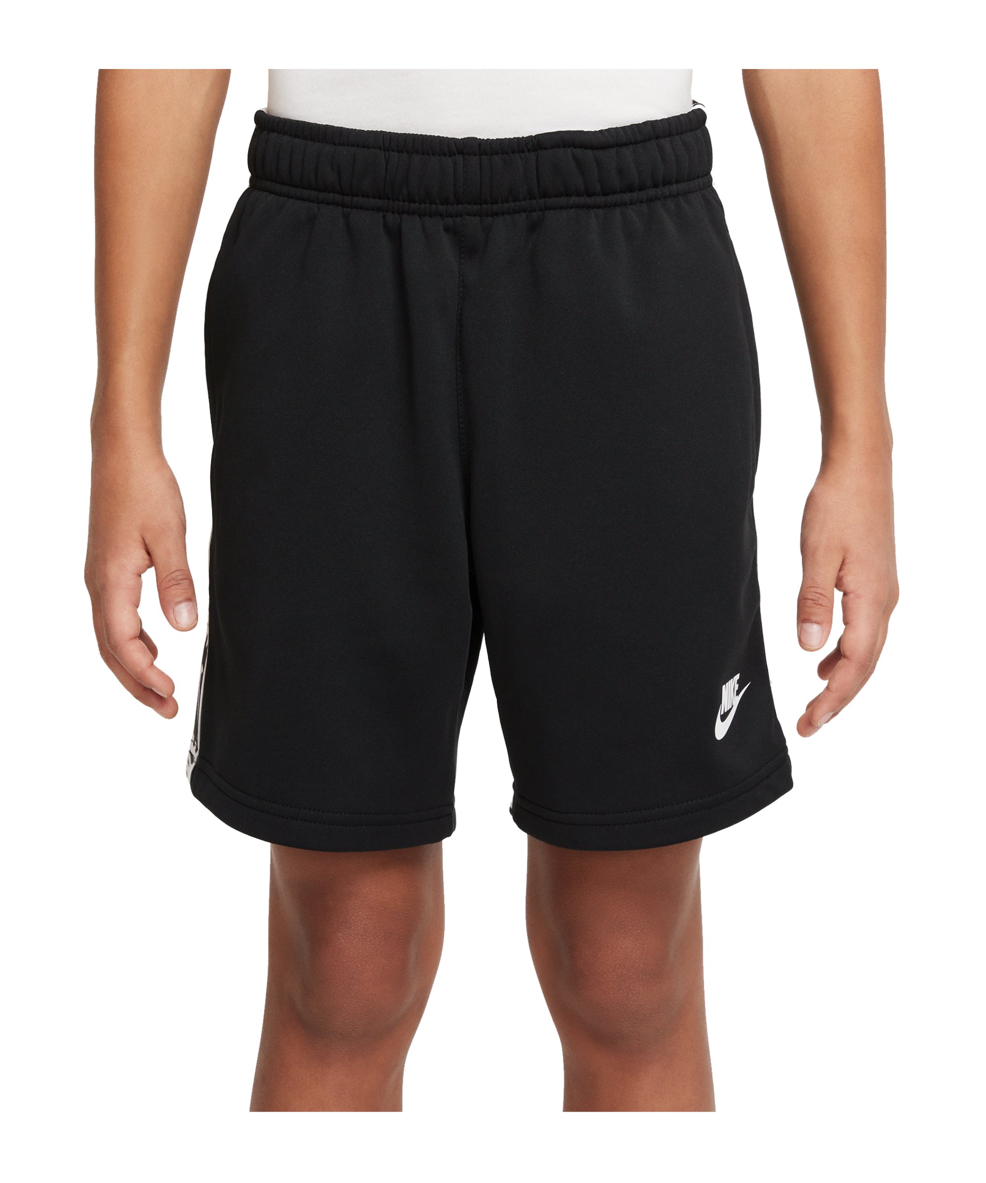 Nike Repeat Short Kids Schwarz Weiss F010 - schwarz