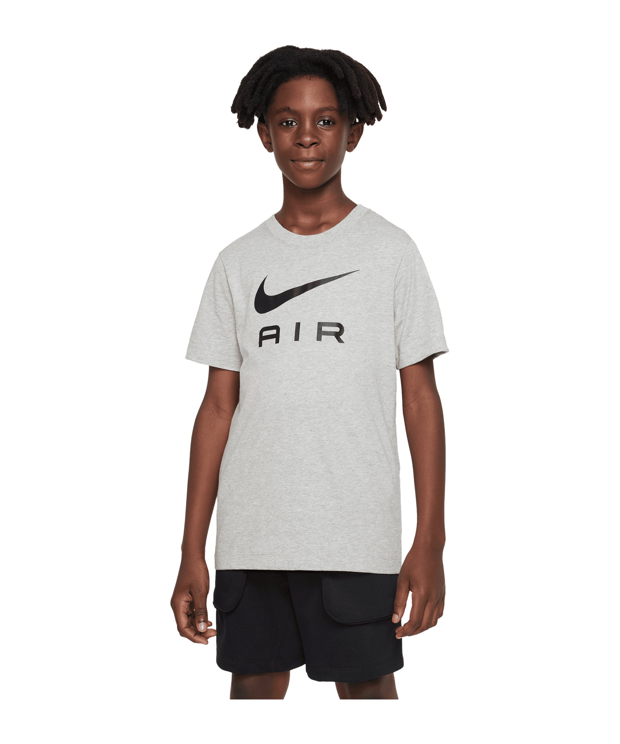 Nike Air T-Shirt Kids Grau F063 - grau