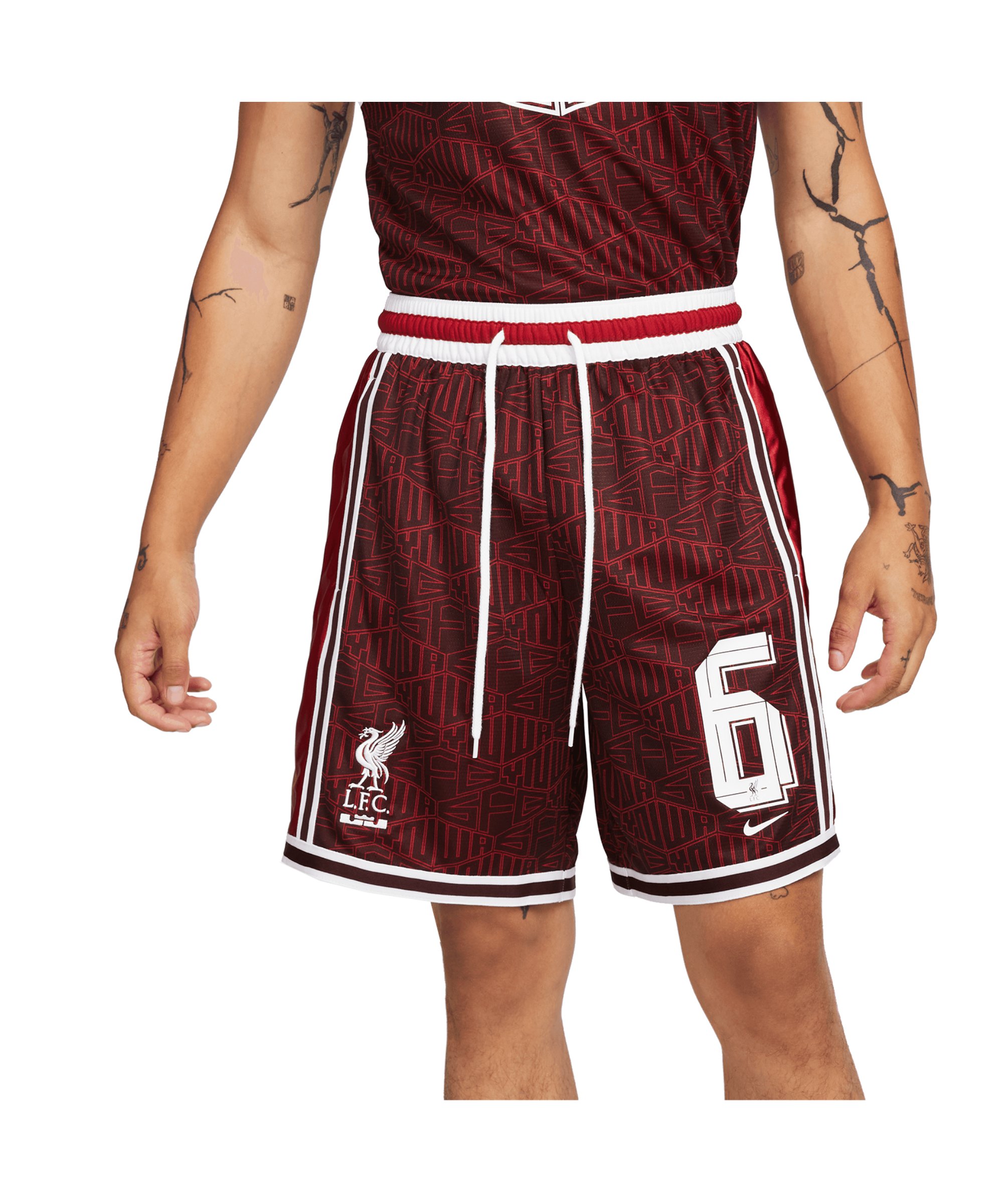Nike FC Liverpool X LeBron James Short F652 - rot