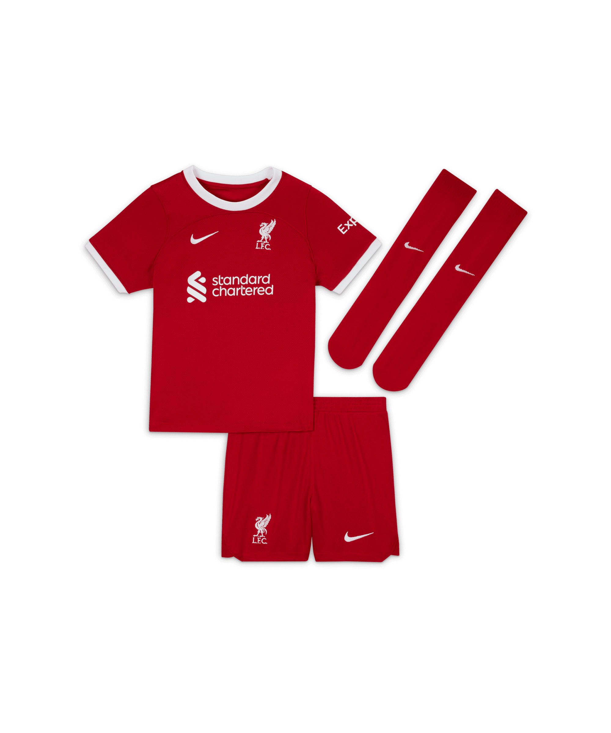 Nike FC Liverpool Babykit Home 2023/2024 Rot F688 - rot
