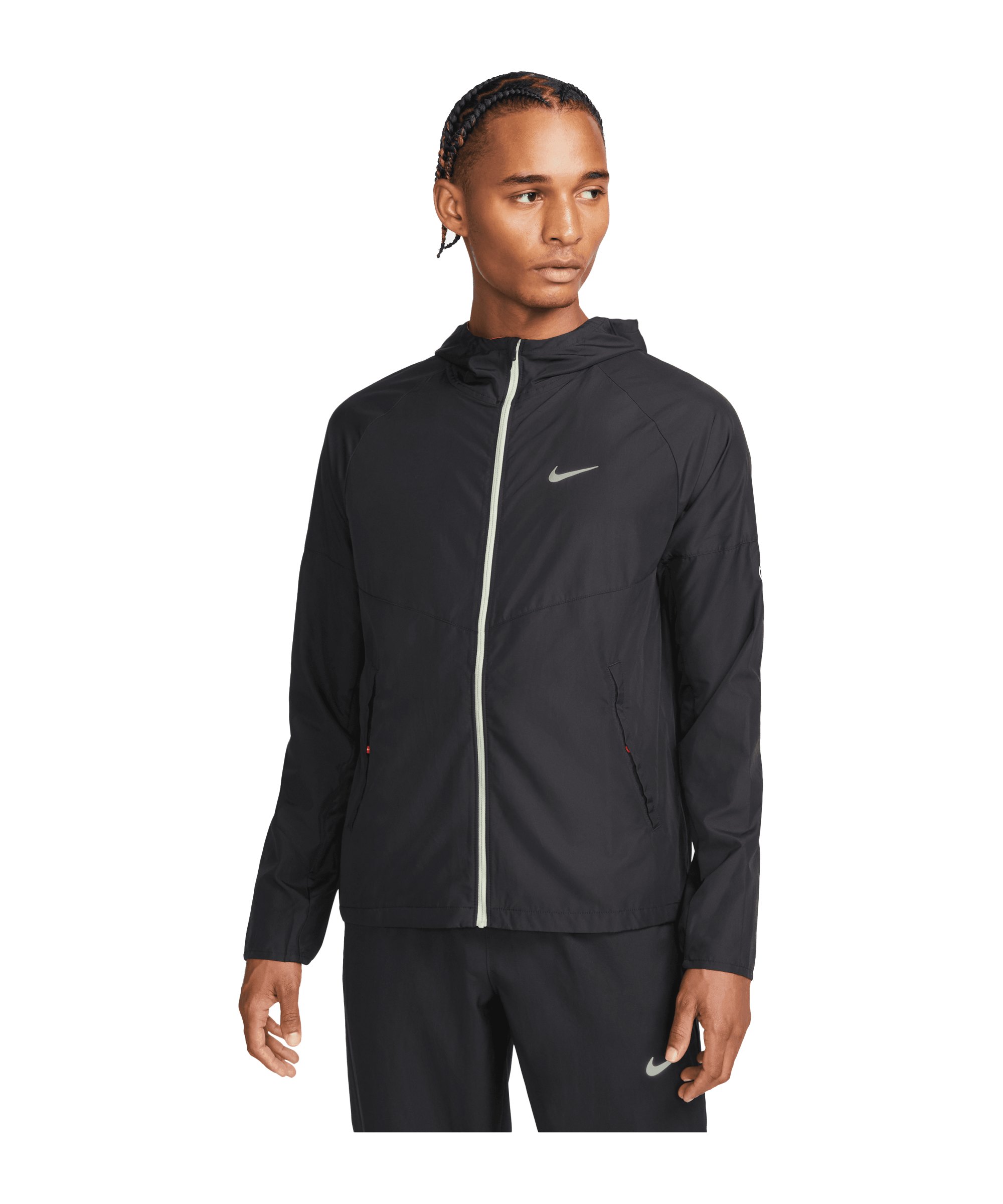 Nike Repel Miler Trainingsjacke Schwarz F010 - schwarz