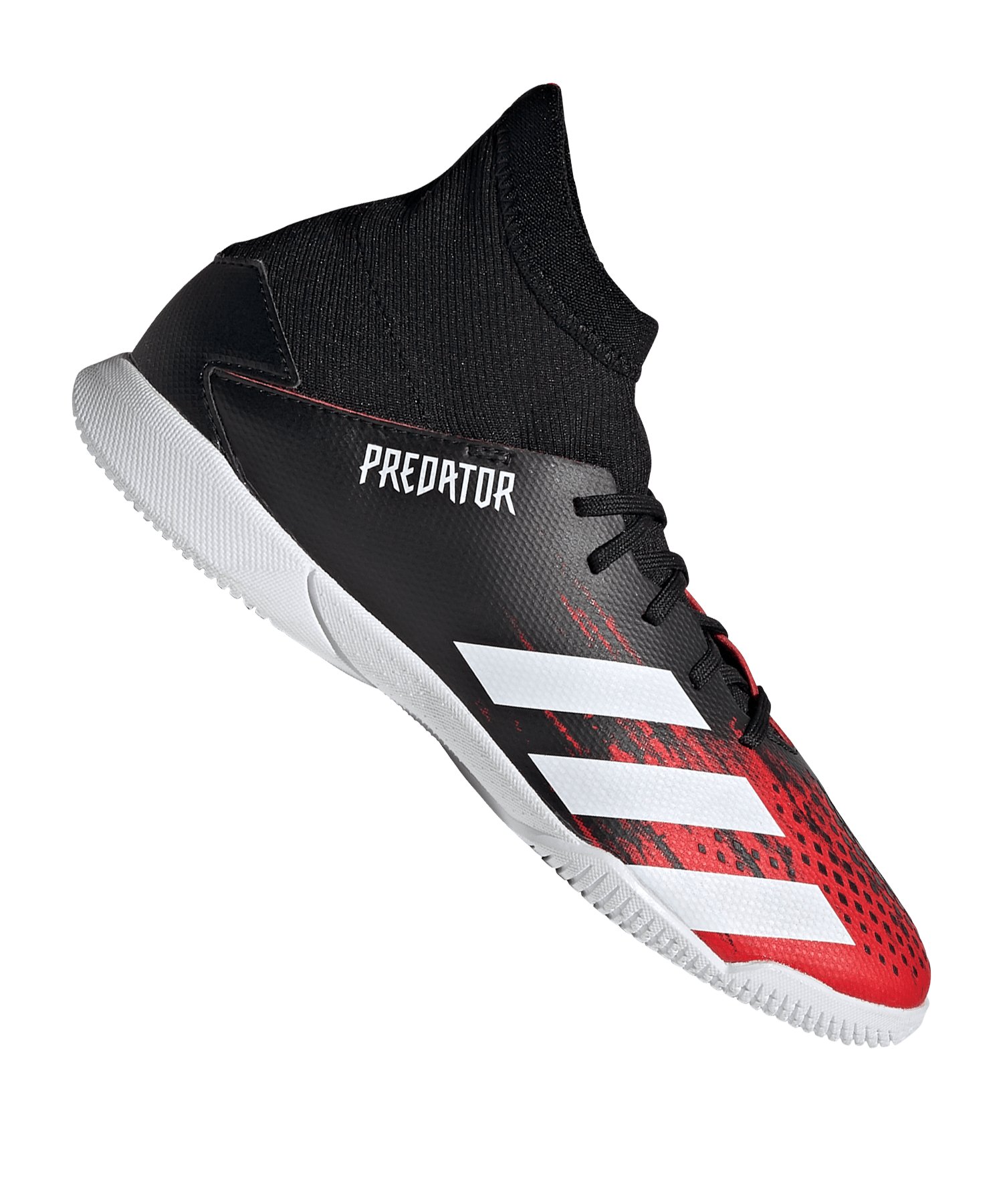 adidas Predator 20.3 IN Halle J Kids Schwarz Rot - schwarz
