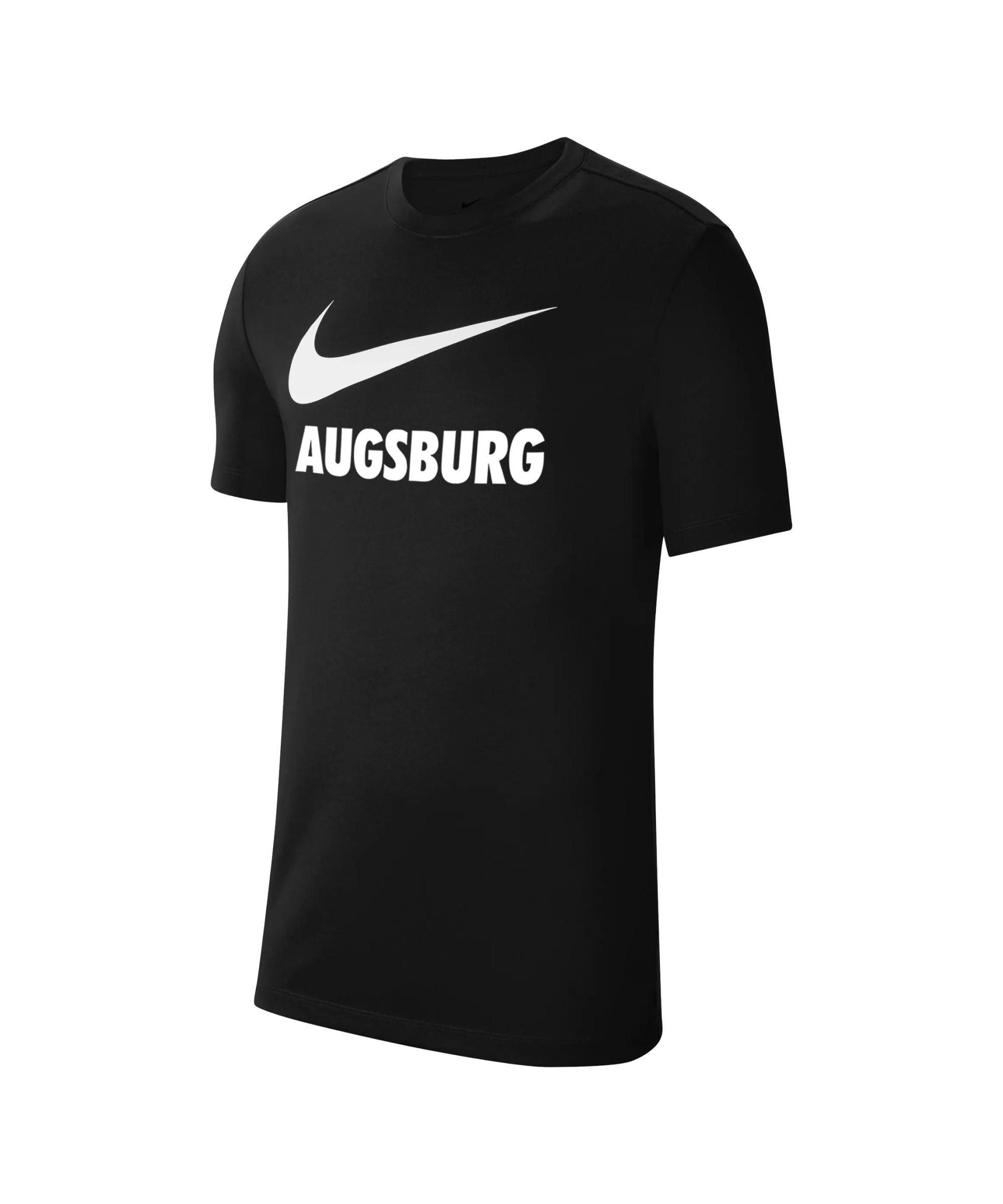 Nike FC Augsburg Fleece T-Shirt Schwarz F010 - schwarz