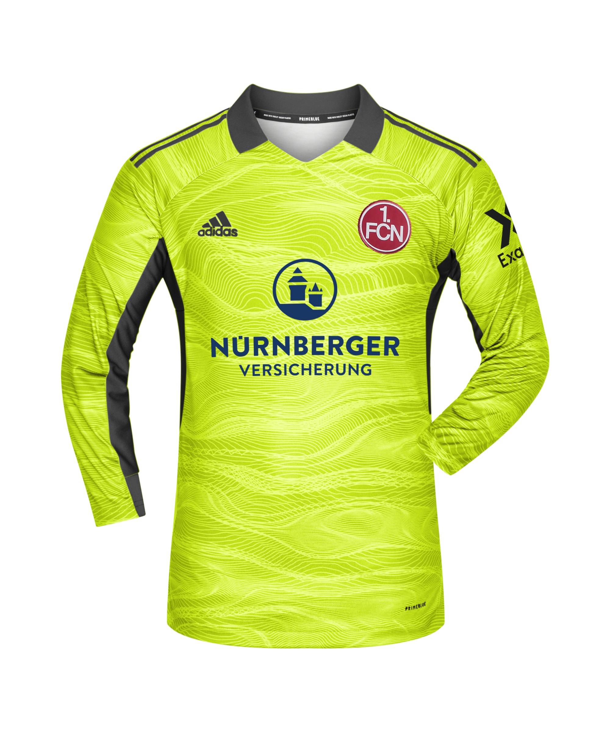 adidas 1. FC Nürnberg TW-Trikot 2021/2022 Kids Gelb - gelb