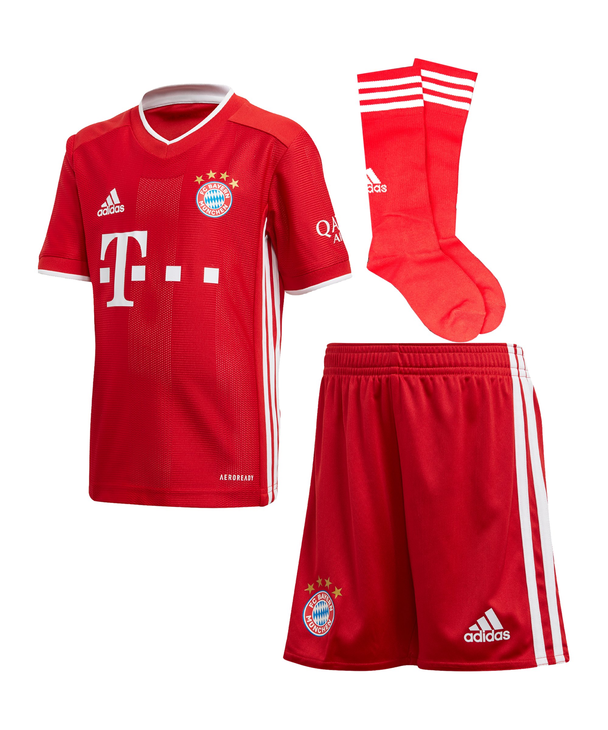 adidas FC Bayern München Minikit Home 2020/2021 - rot