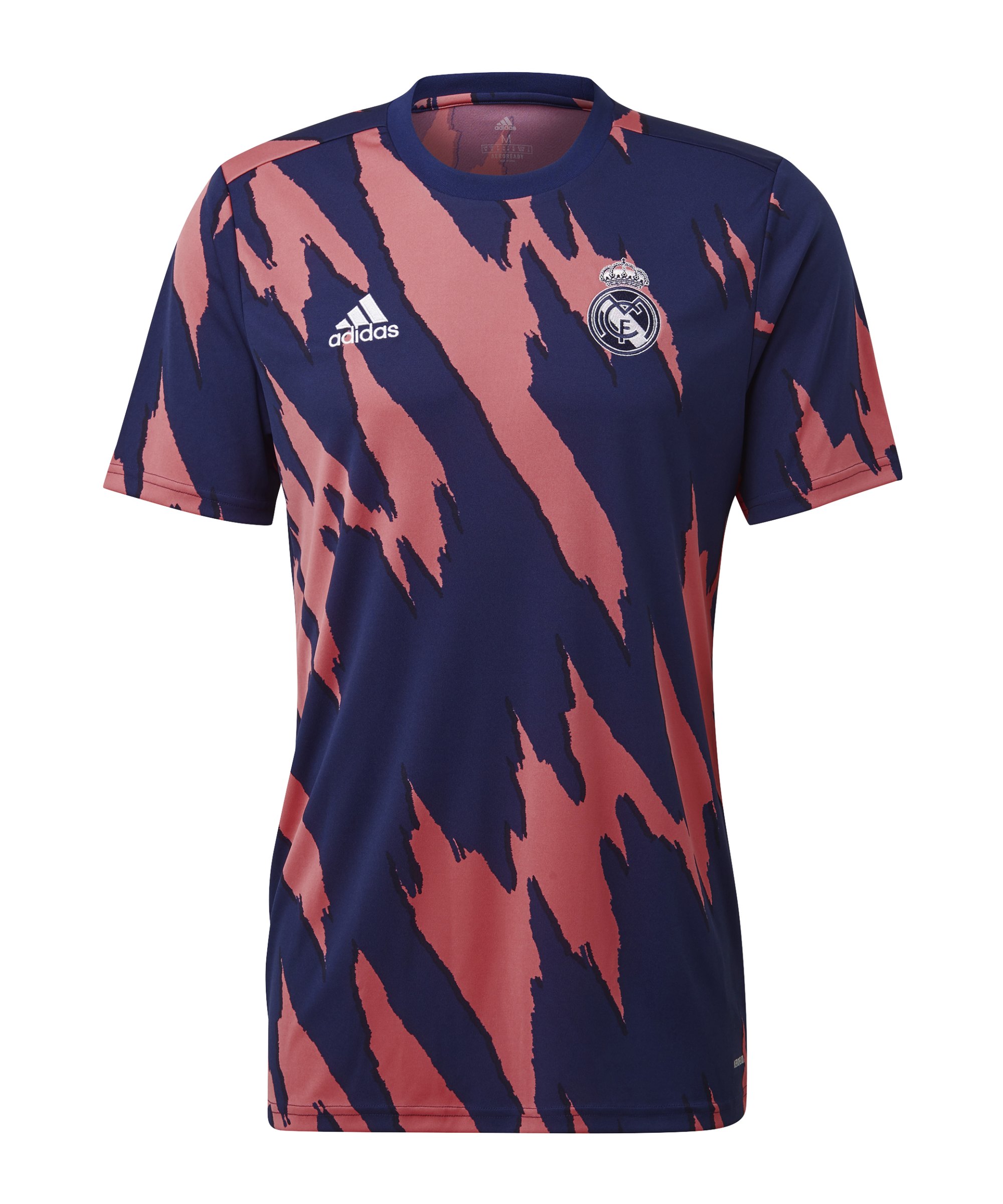 adidas Real Madrid Prematch Shirt Pink Blau - pink