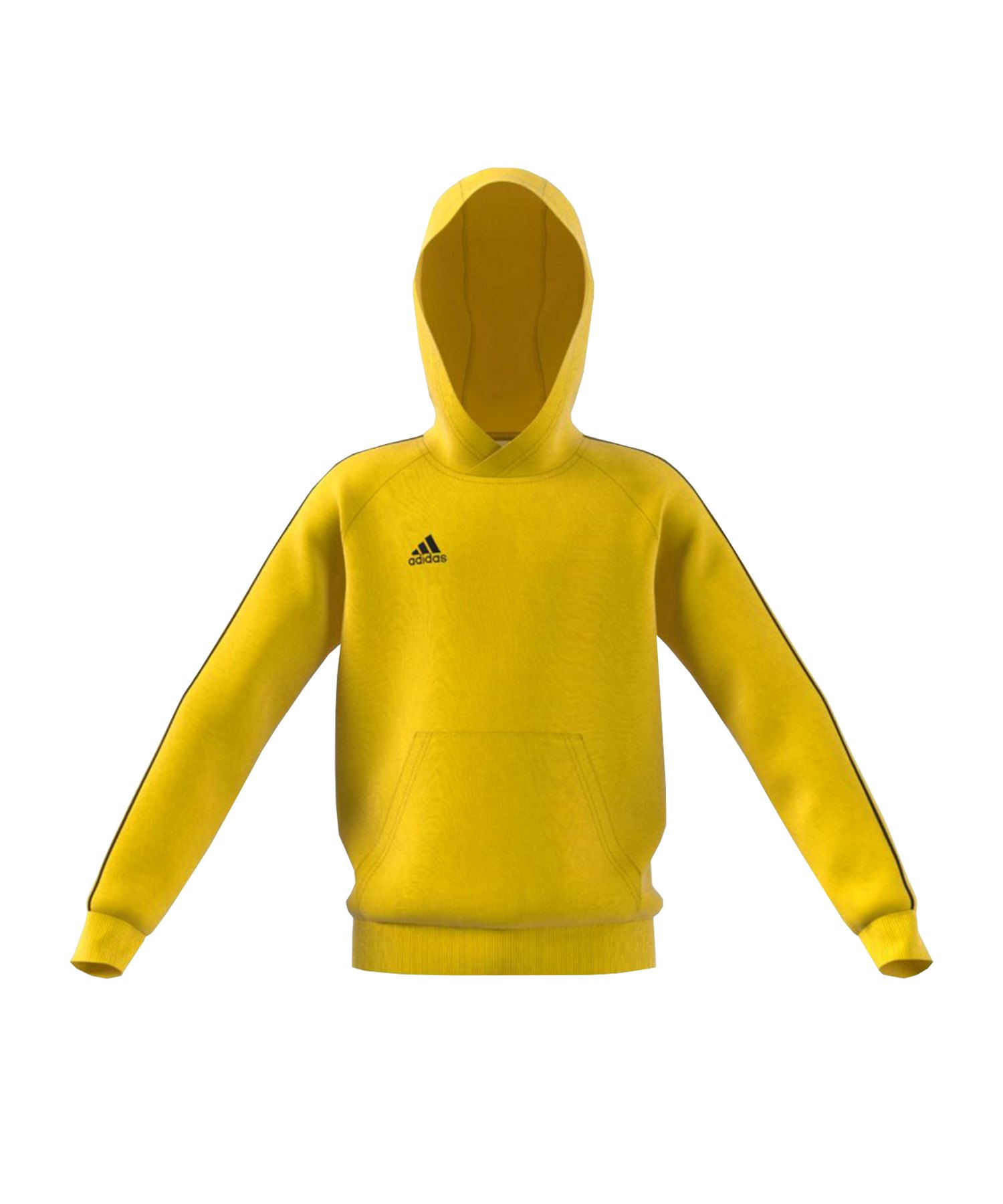 adidas Core 18 Hoody Kapuzenswearshirt Kids Gelb - gelb