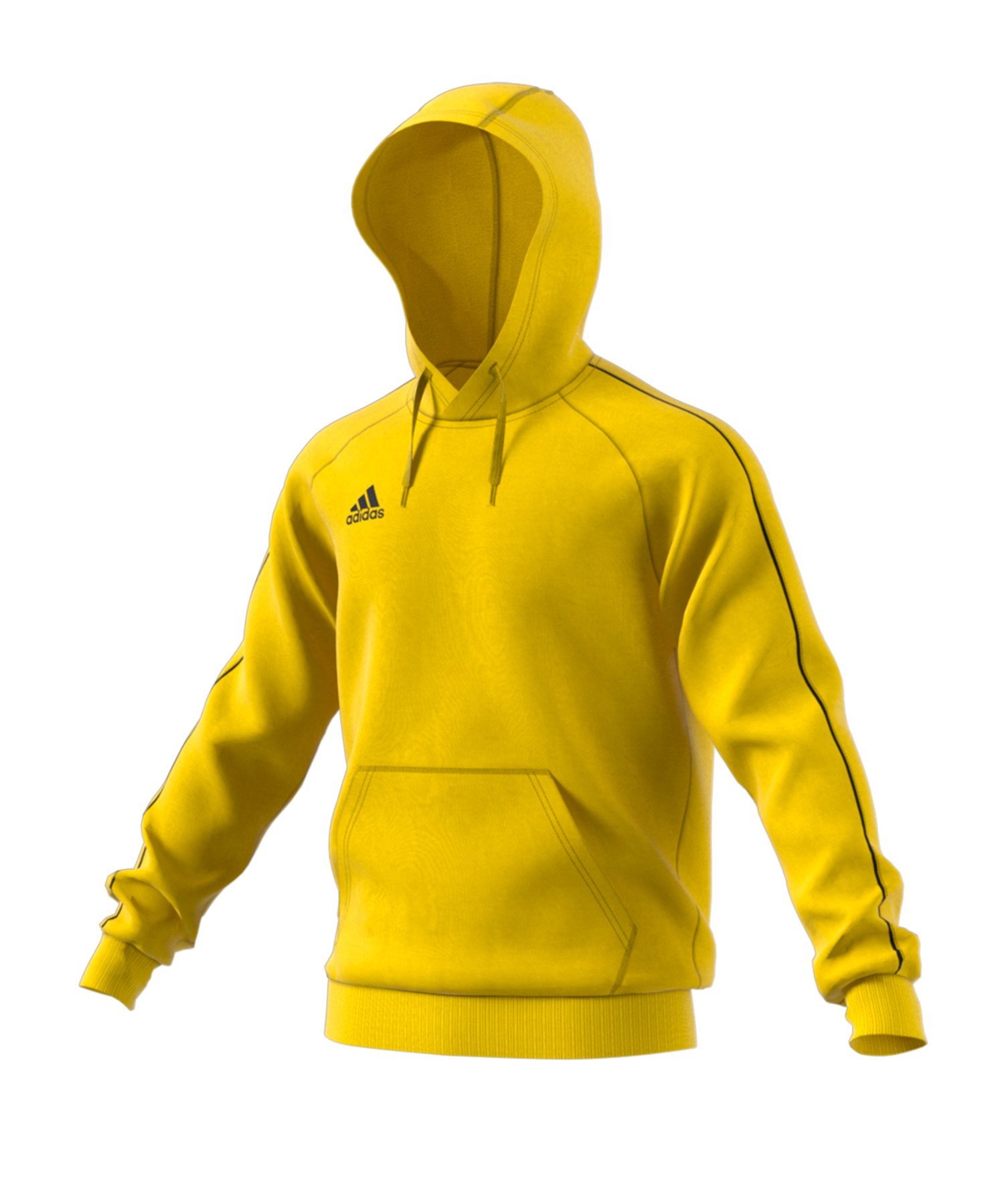 adidas Core 18 Kapuzensweatshirt Gelb - gelb