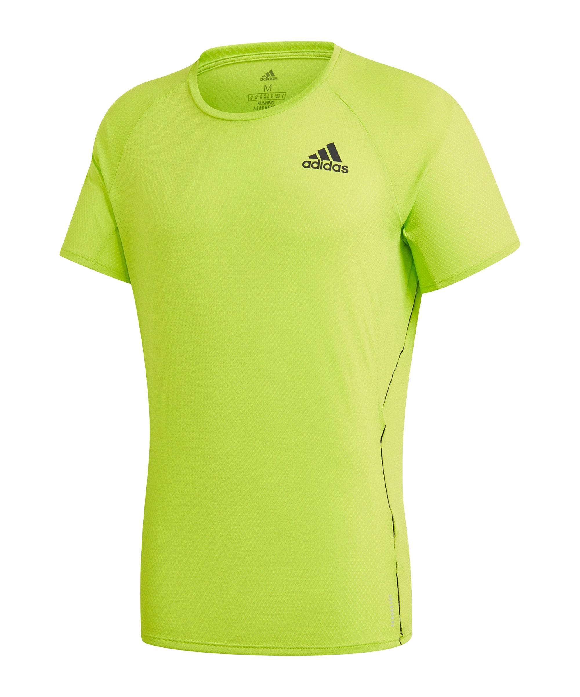 adidas Runner T-Shirt Running Grün - gruen