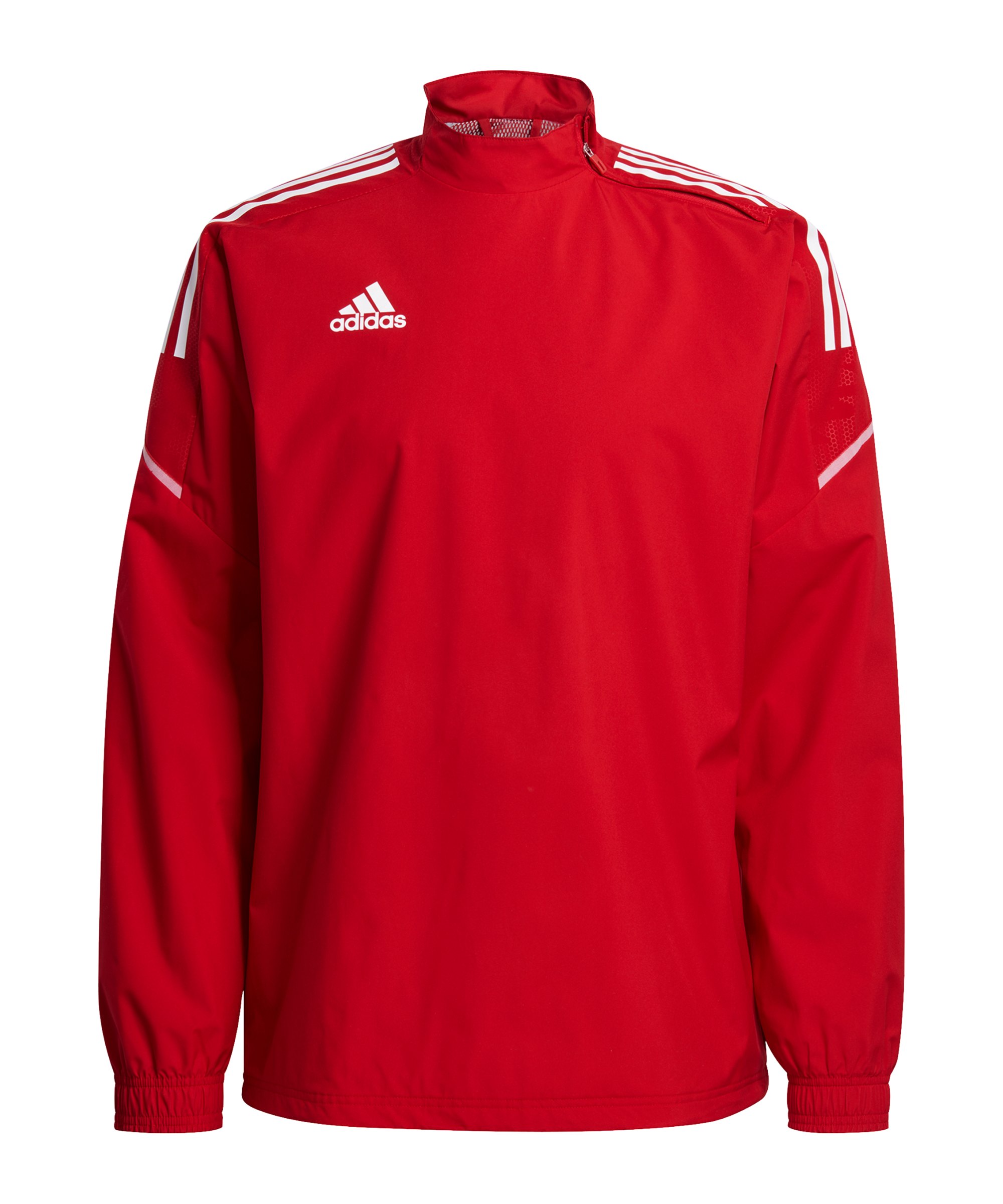 adidas Condivo 21 Hybrid Sweatshirt Rot Weiss - rot