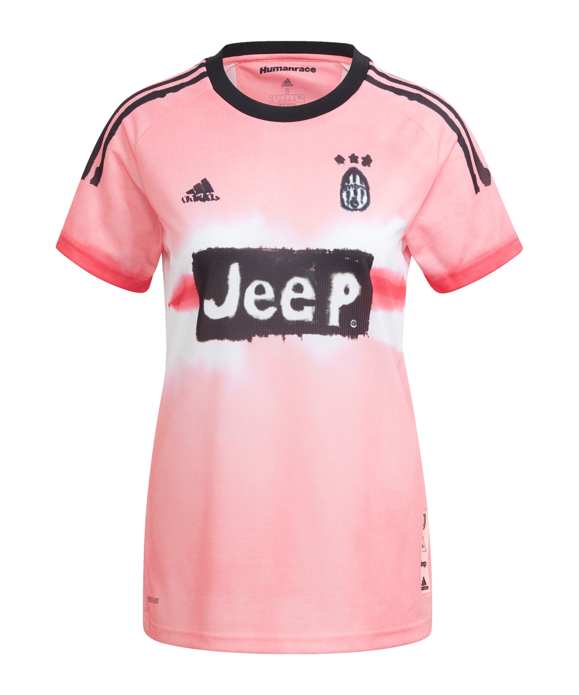 adidas Juventus Turin Human Race Trikot Damen Pink - pink