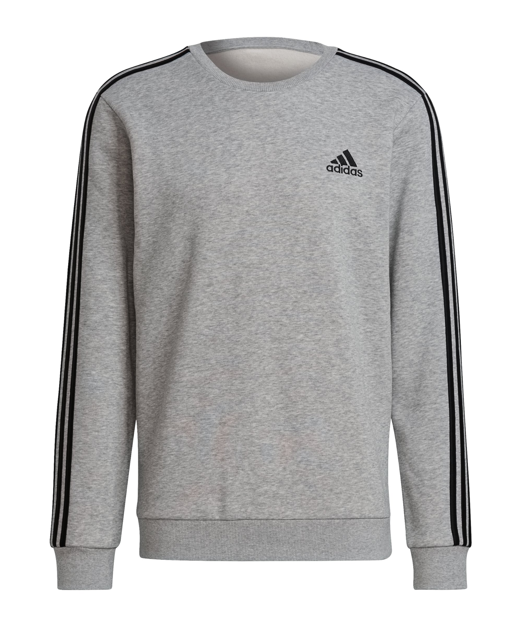 adidas Essentials Sweatshirt Grau Schwarz - grau