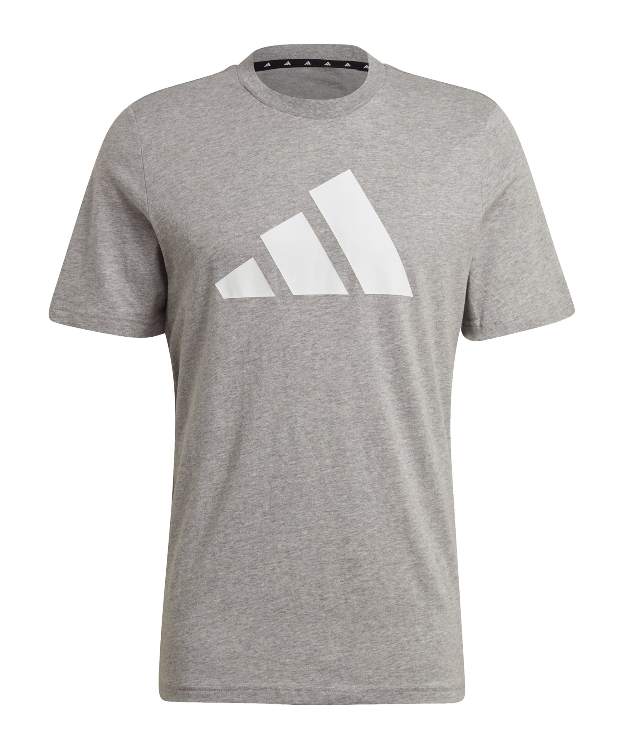 adidas BOS T-Shirt Grau Weiss - grau
