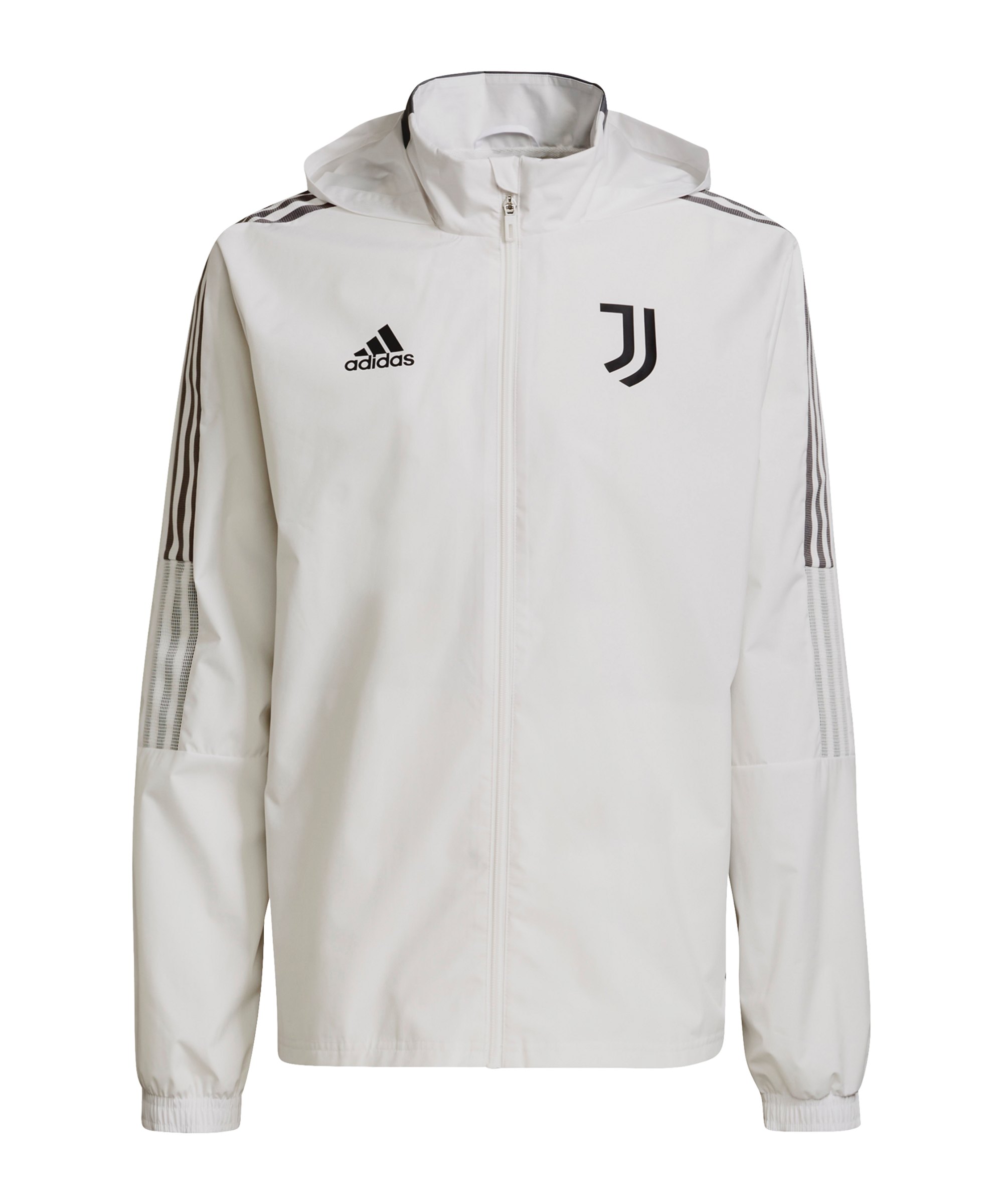 adidas Juventus Turin Allwetterjacke Weiss - weiss