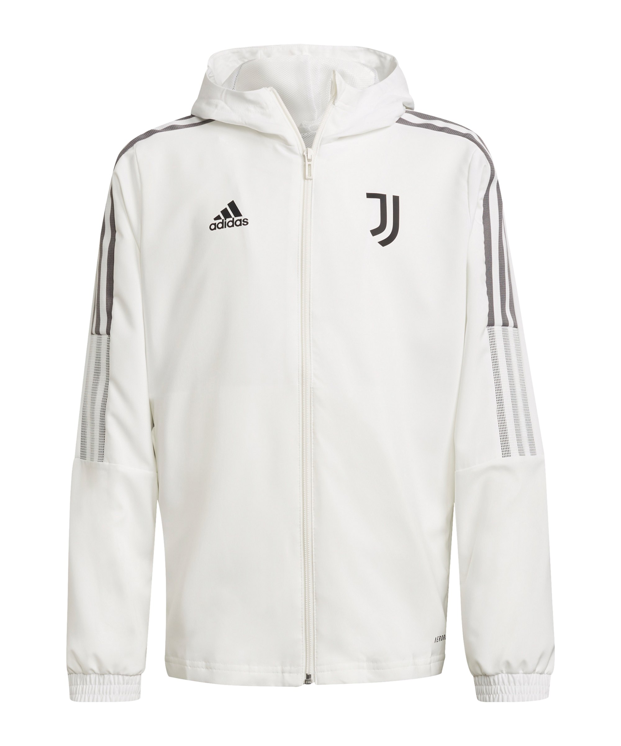 adidas Juventus Turin Prematch Jacke 2021/2022 Kids Weiss - weiss