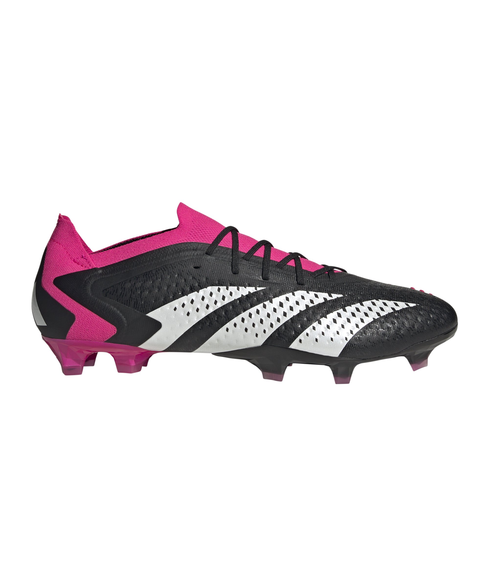 adidas Predator Accuracy.1 L FG Own Your Football Schwarz Weiss Pink - schwarz