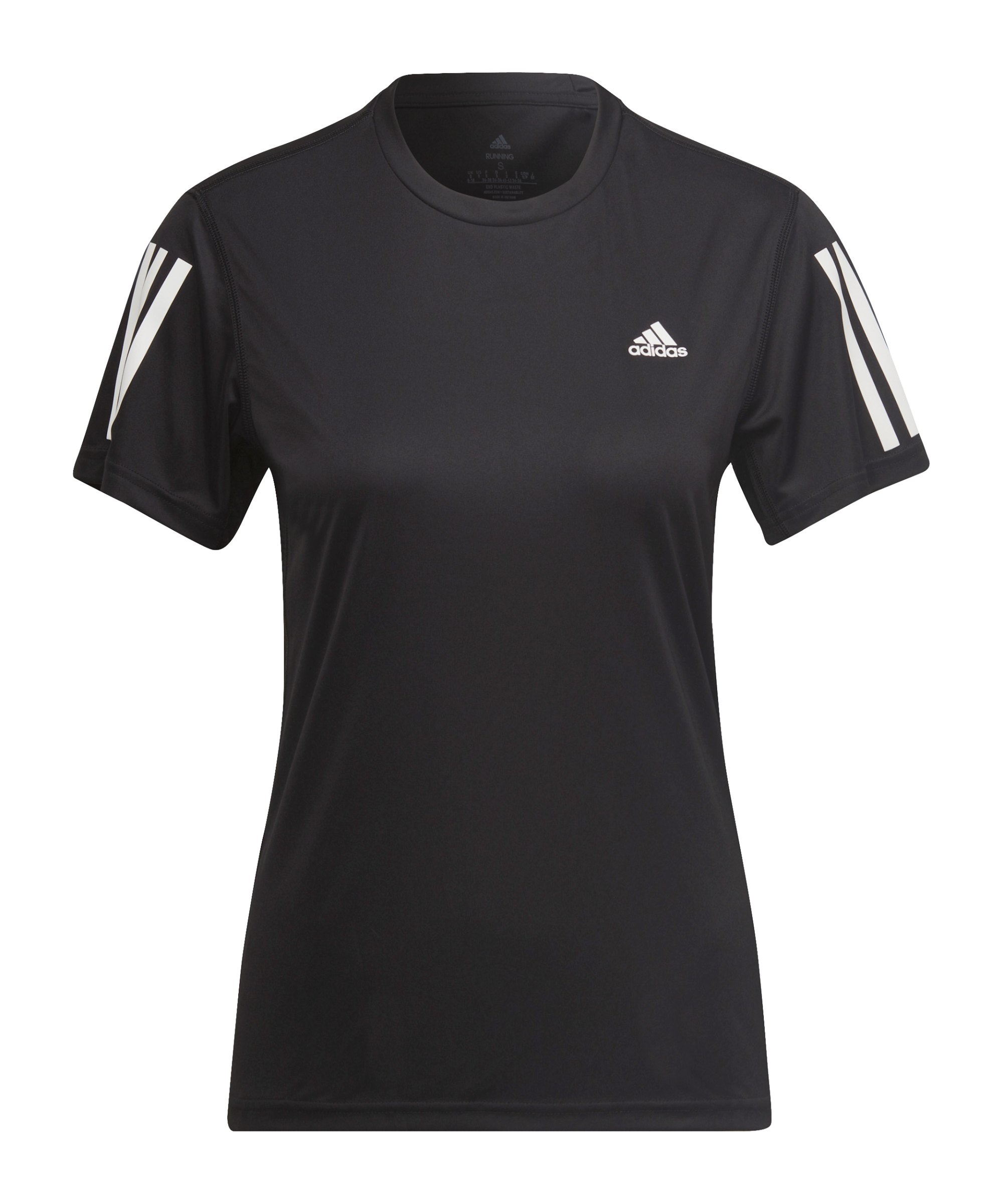adidas Own T-Shirt Running Damen Schwarz - schwarz