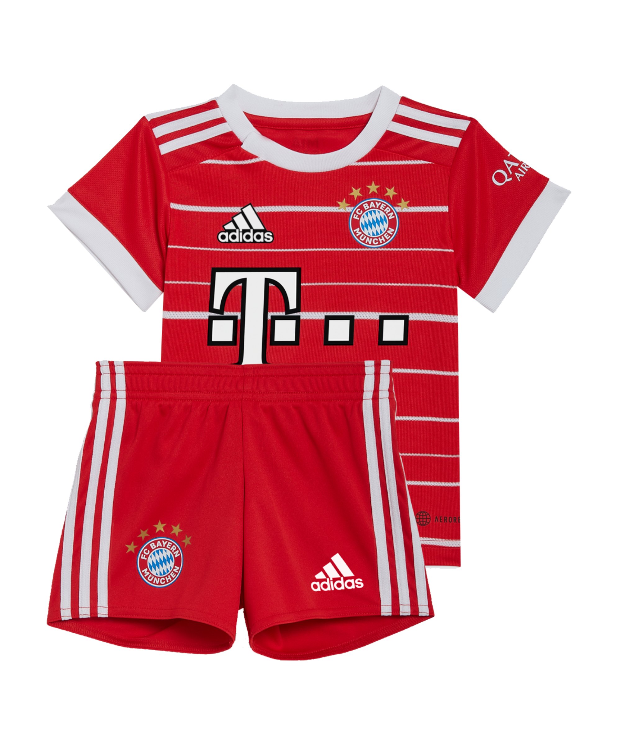 adidas FC Bayern München Babykit 2022/2023 Rot - rot