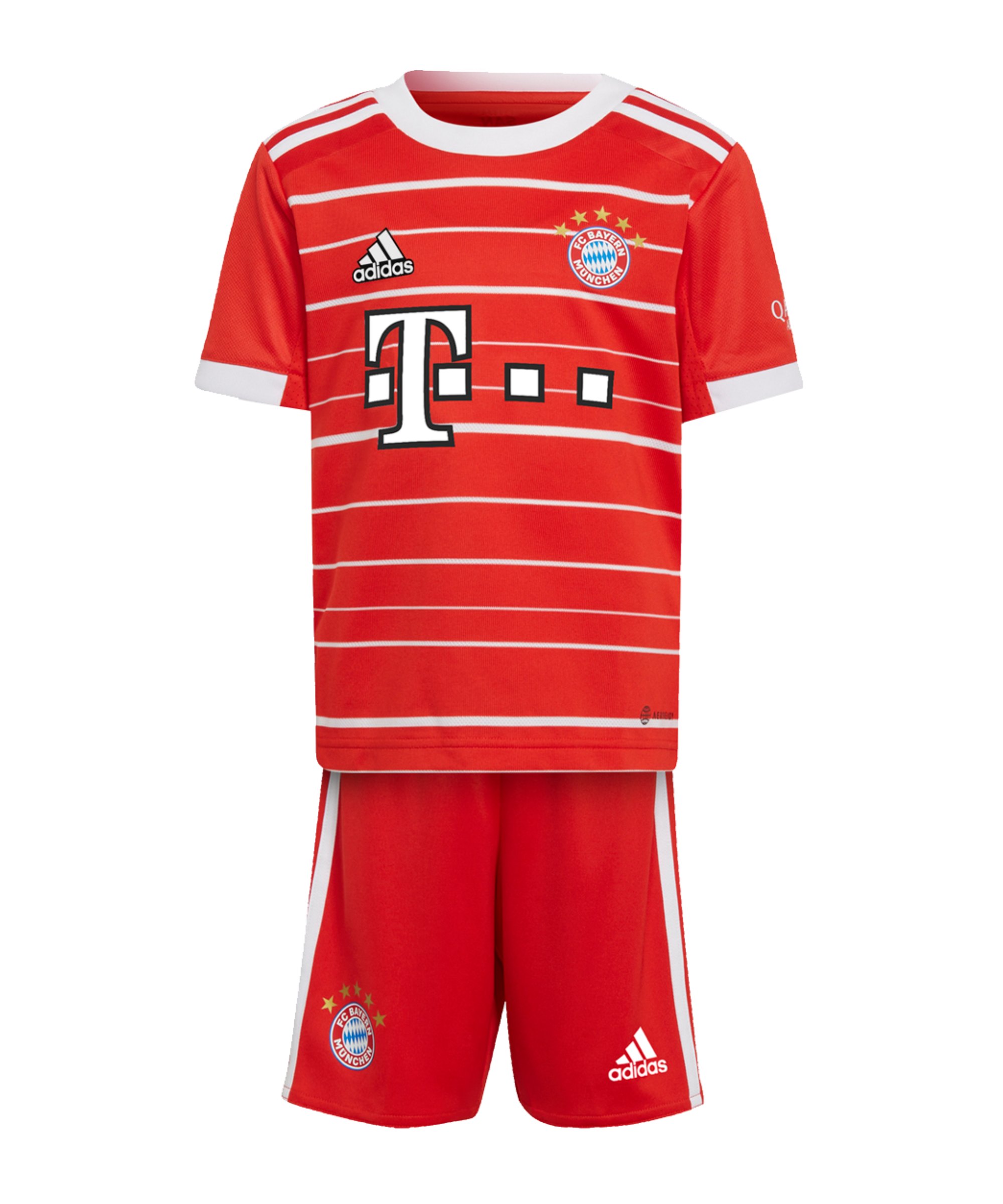 adidas FC Bayern München Minikit 2022/2023 Rot - rot