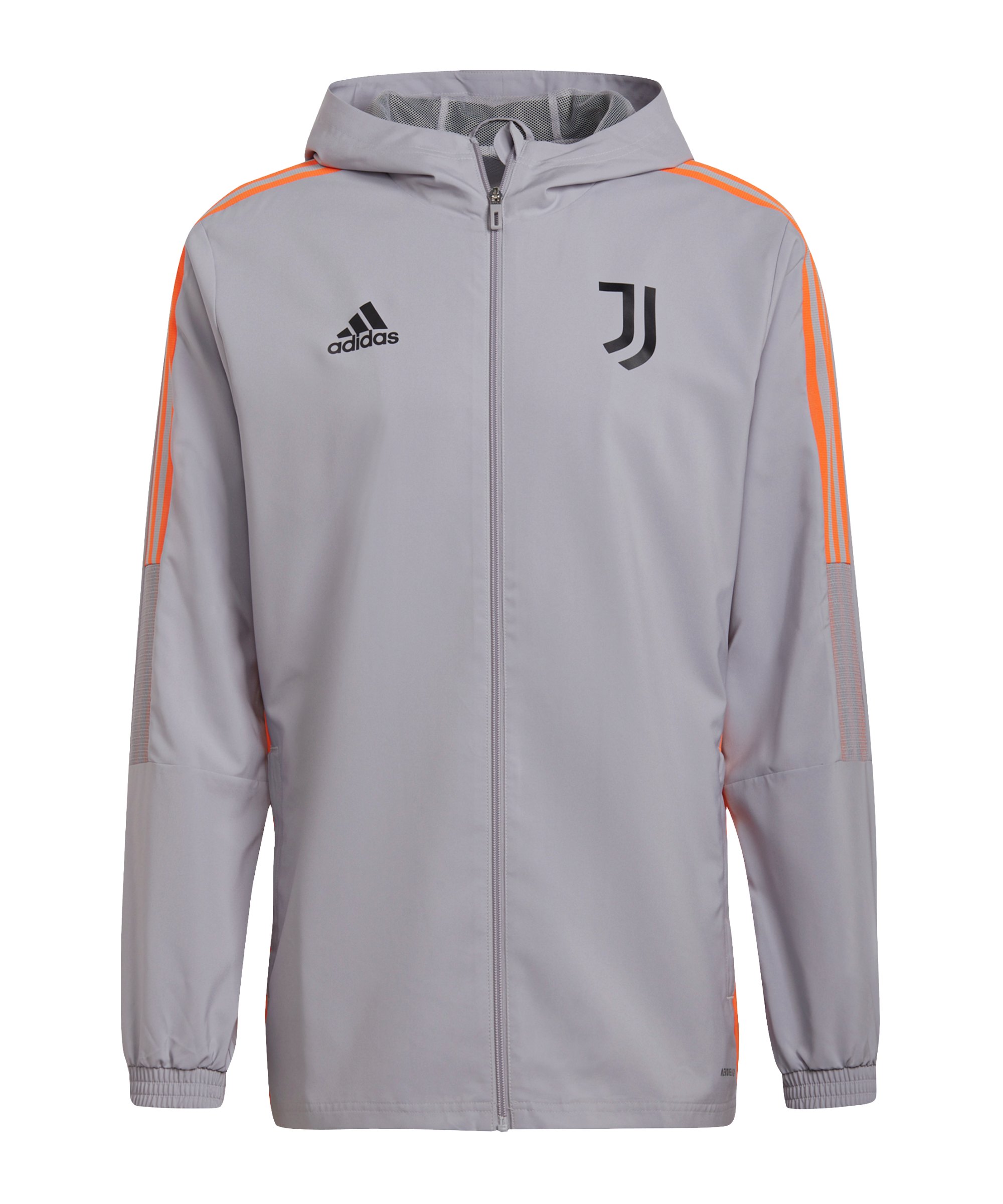 adidas Juventus Turin Prematch Jacke 2021/2022 Grau - grau