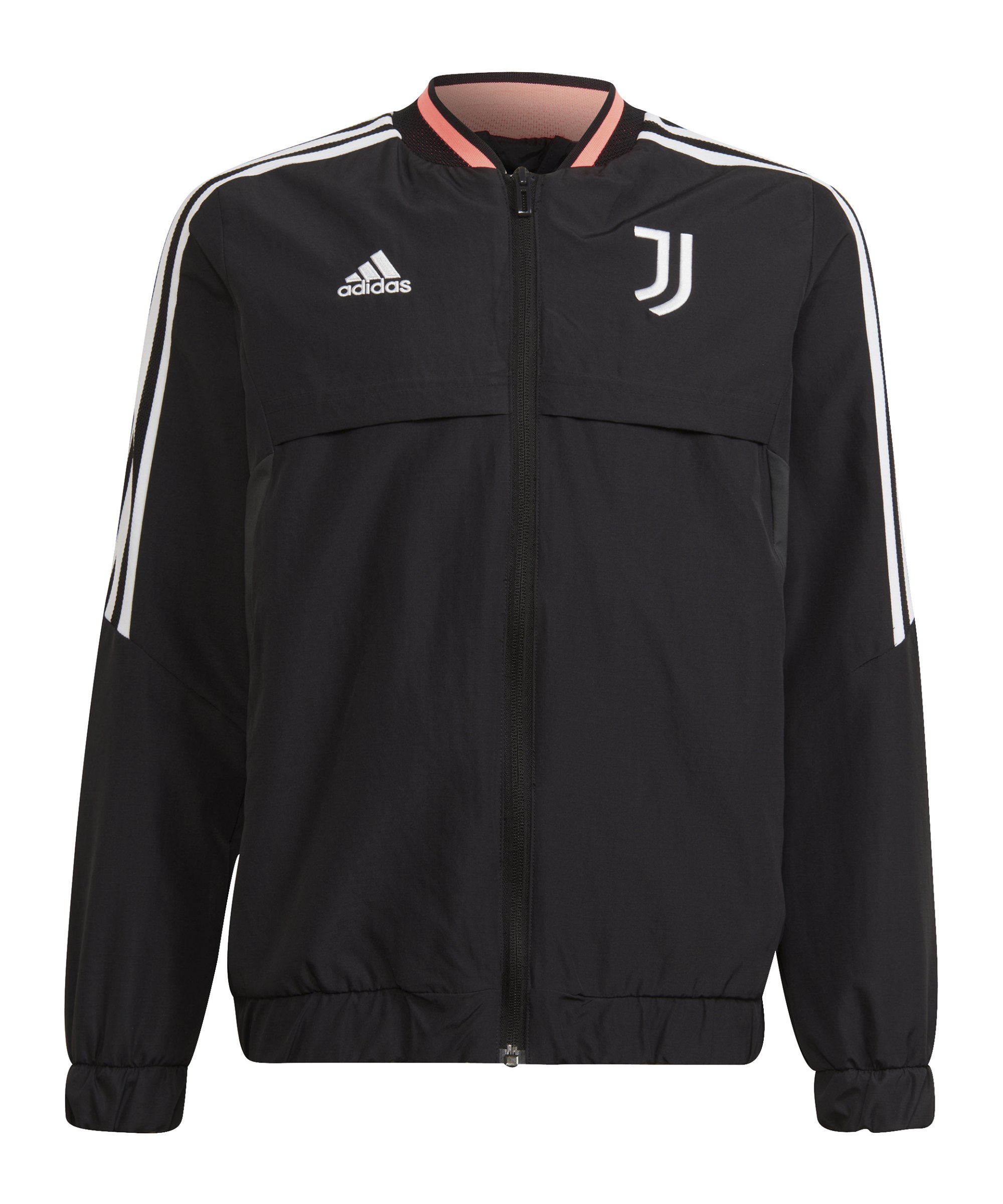 adidas Juventus Turin Jacke Kids Schwarz - schwarz