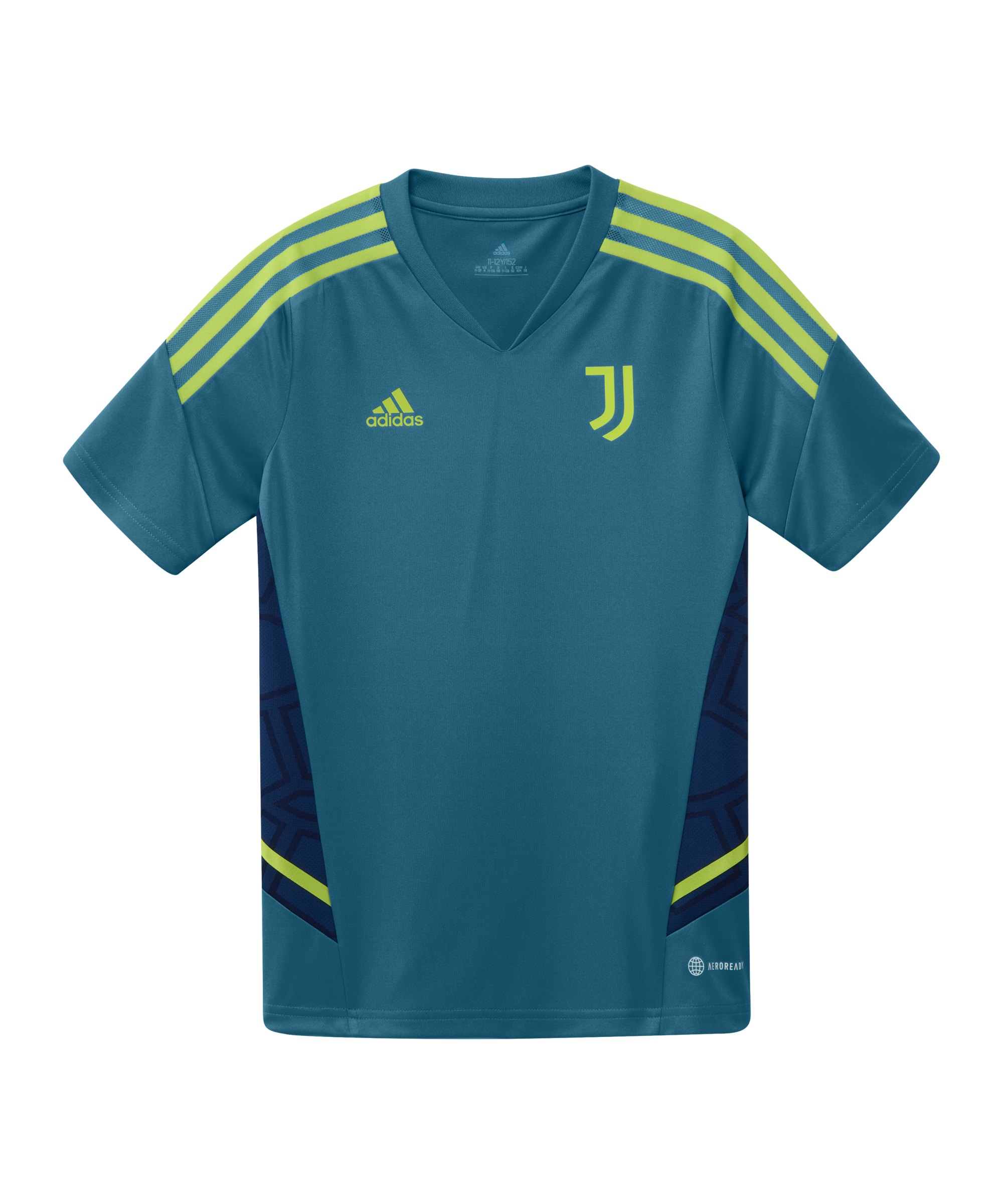 adidas Juventus Turin Trainingsshirt Kids Blau - blau