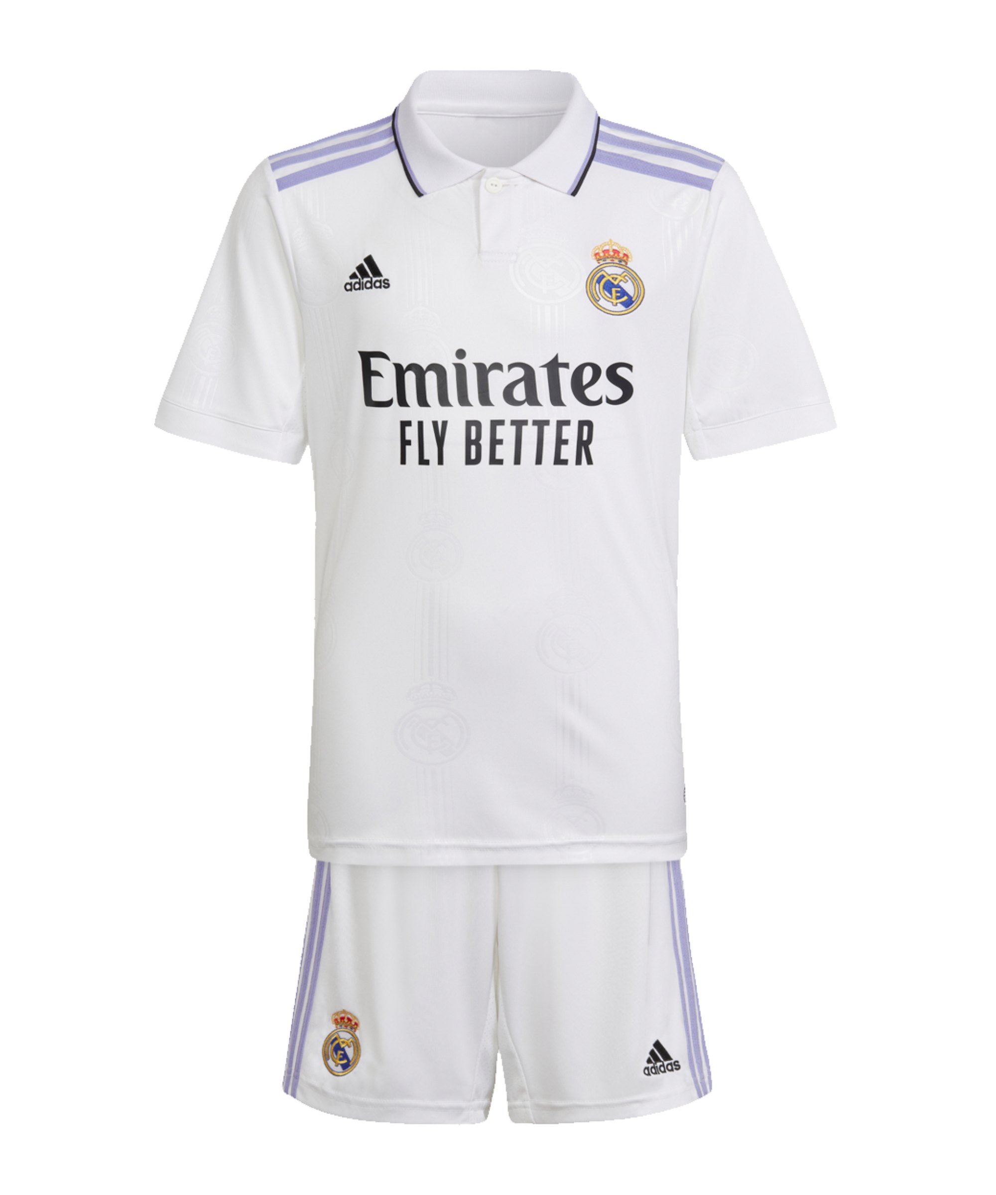 adidas Real Madrid Kinderkit Home 22/23 Weiss - weiss