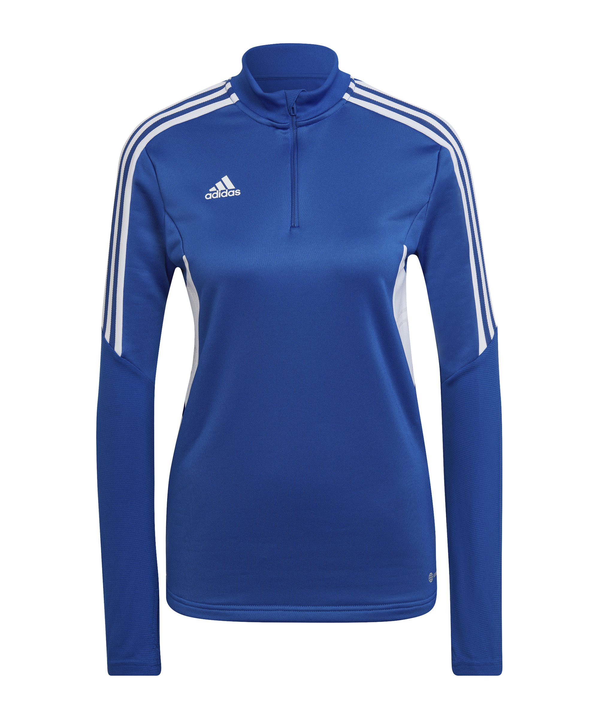 adidas Condivo 22 HalfZip Sweatshirt Damen Blau - blau