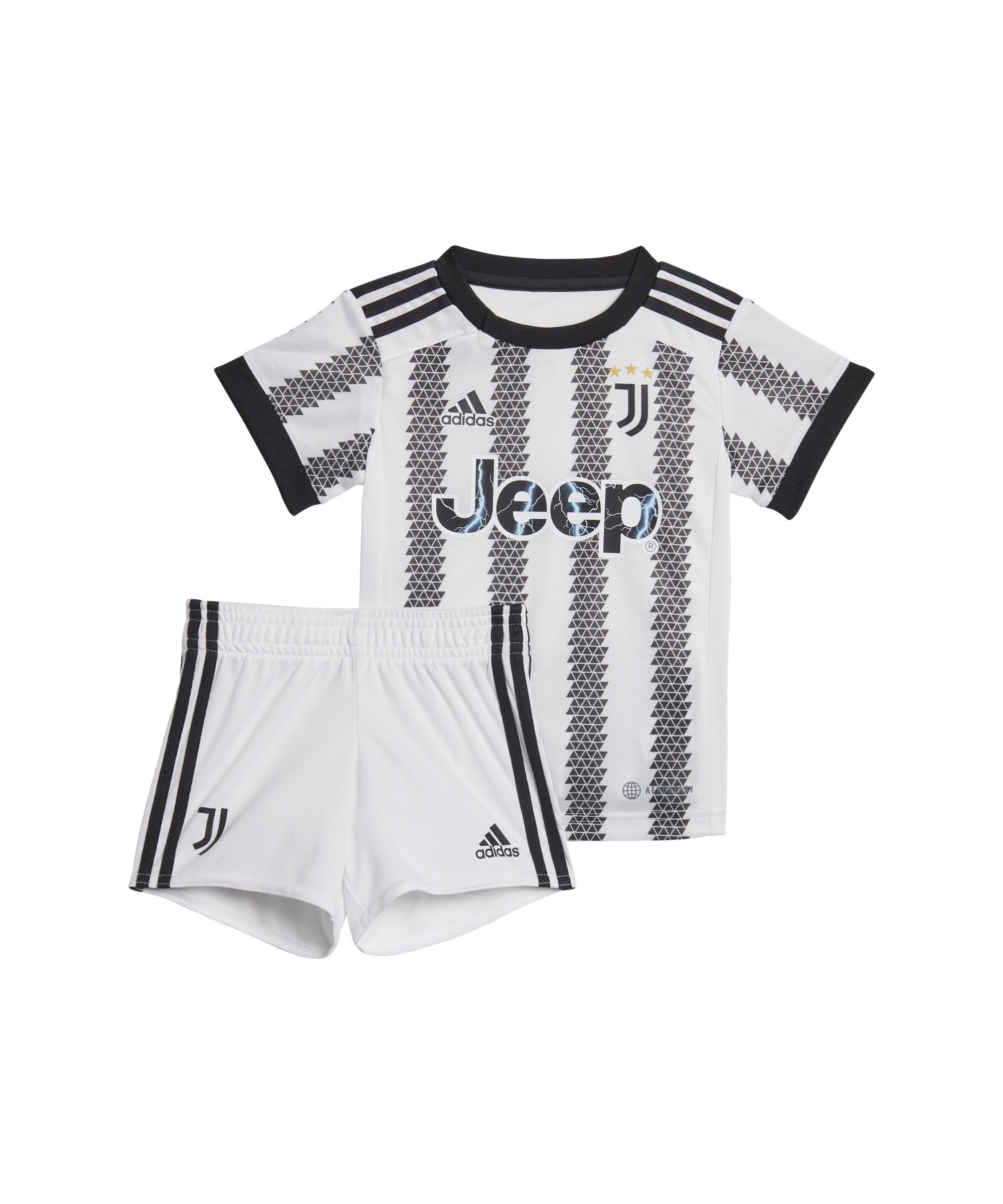adidas Juventus Turin Babykit Home 2022/2023 Weiss - weiss