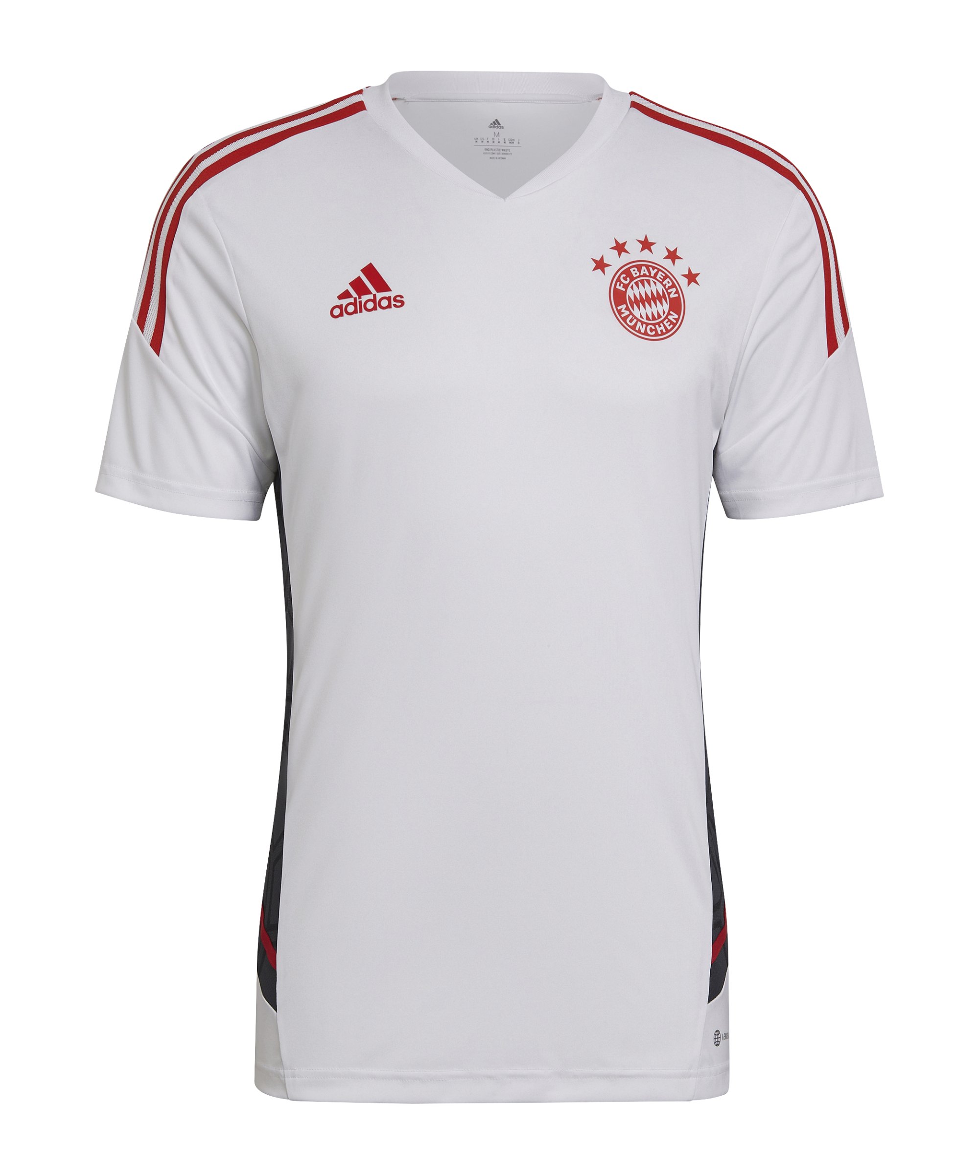 adidas FC Bayern München Trainingsshirt Weiss - weiss
