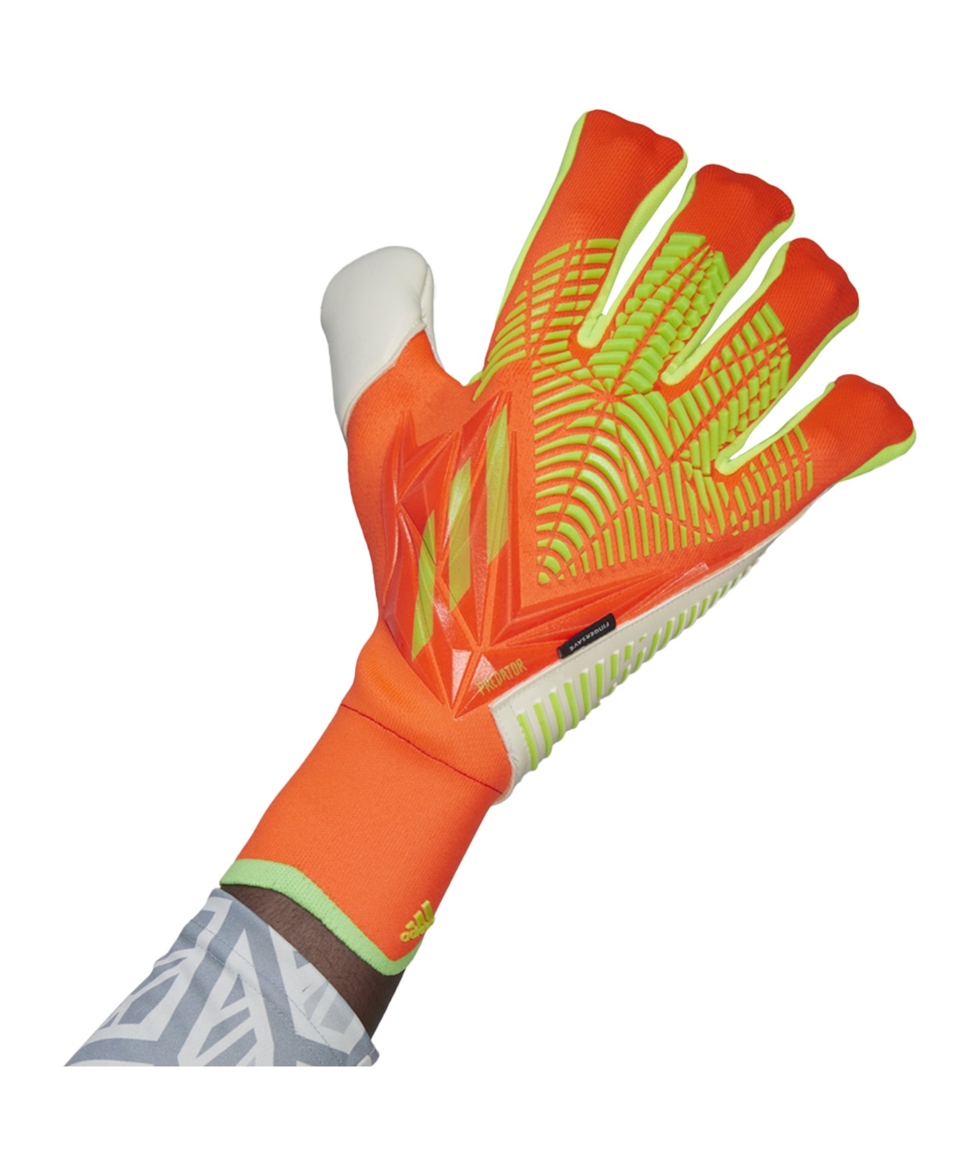 adidas Predator Pro NC FS Game Data TW-Handschuhe Rot Grün - orange
