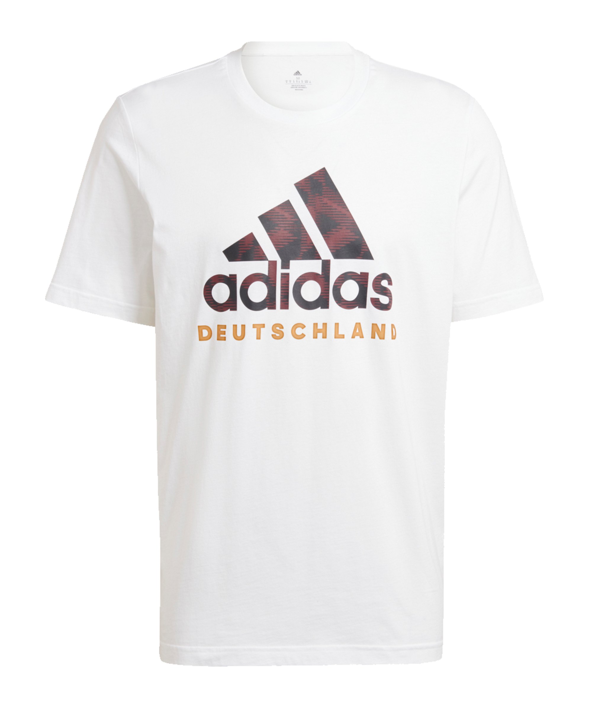 adidas DFB Deutschland DNA Graphic T-Shirt Weiss Schwarz - weiss