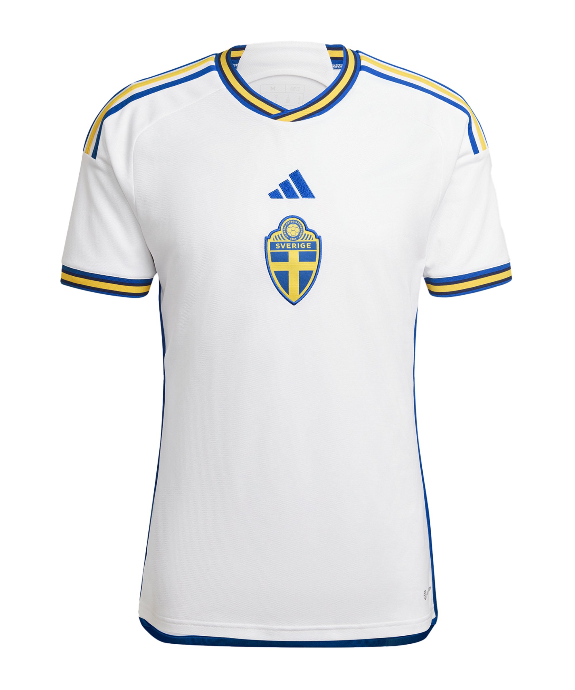 adidas Schweden Trikot Away WM 2022 Weiss - weiss