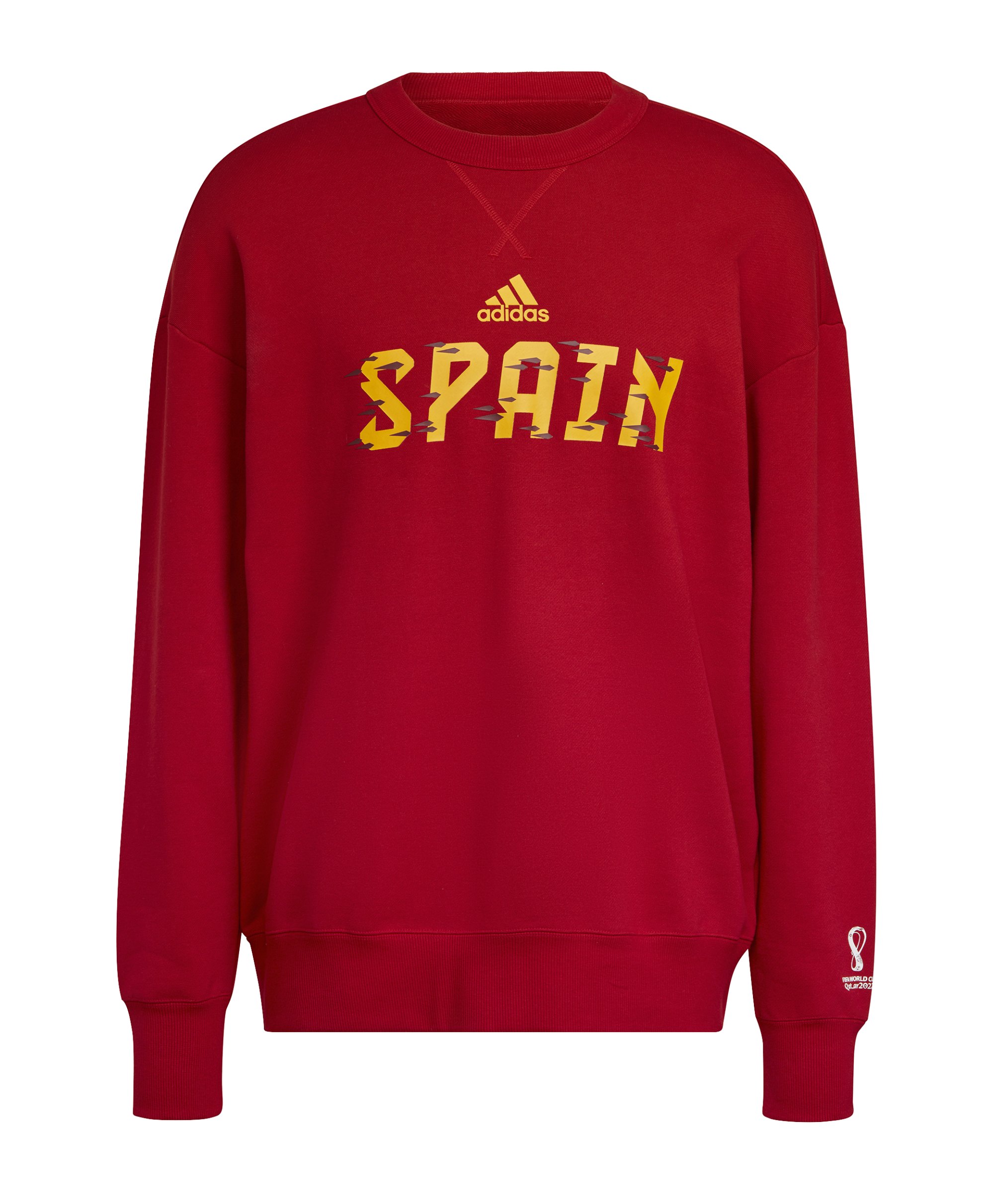 adidas Spanien Sweatshirt Rot - rot