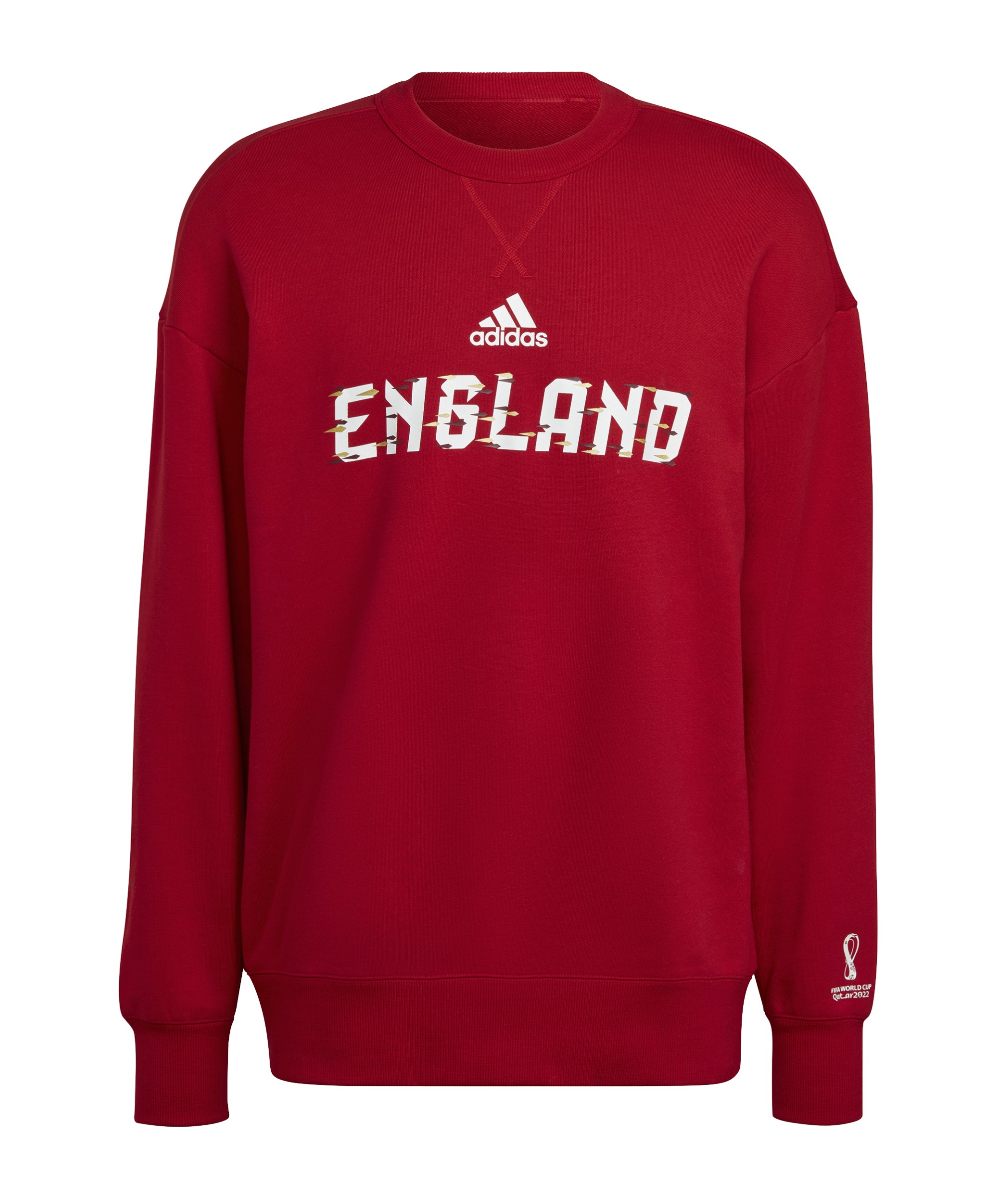 adidas England Sweatshirt Rot - rot