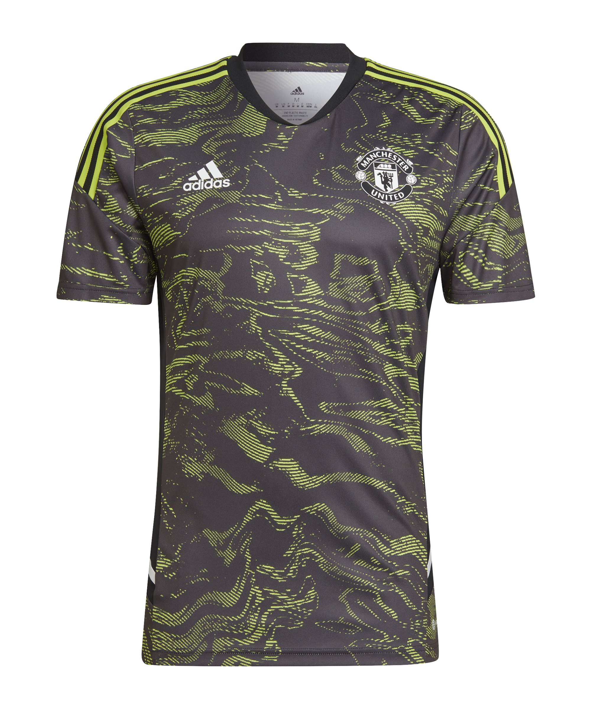 adidas Manchester United Trainingsshirt Grün - gruen