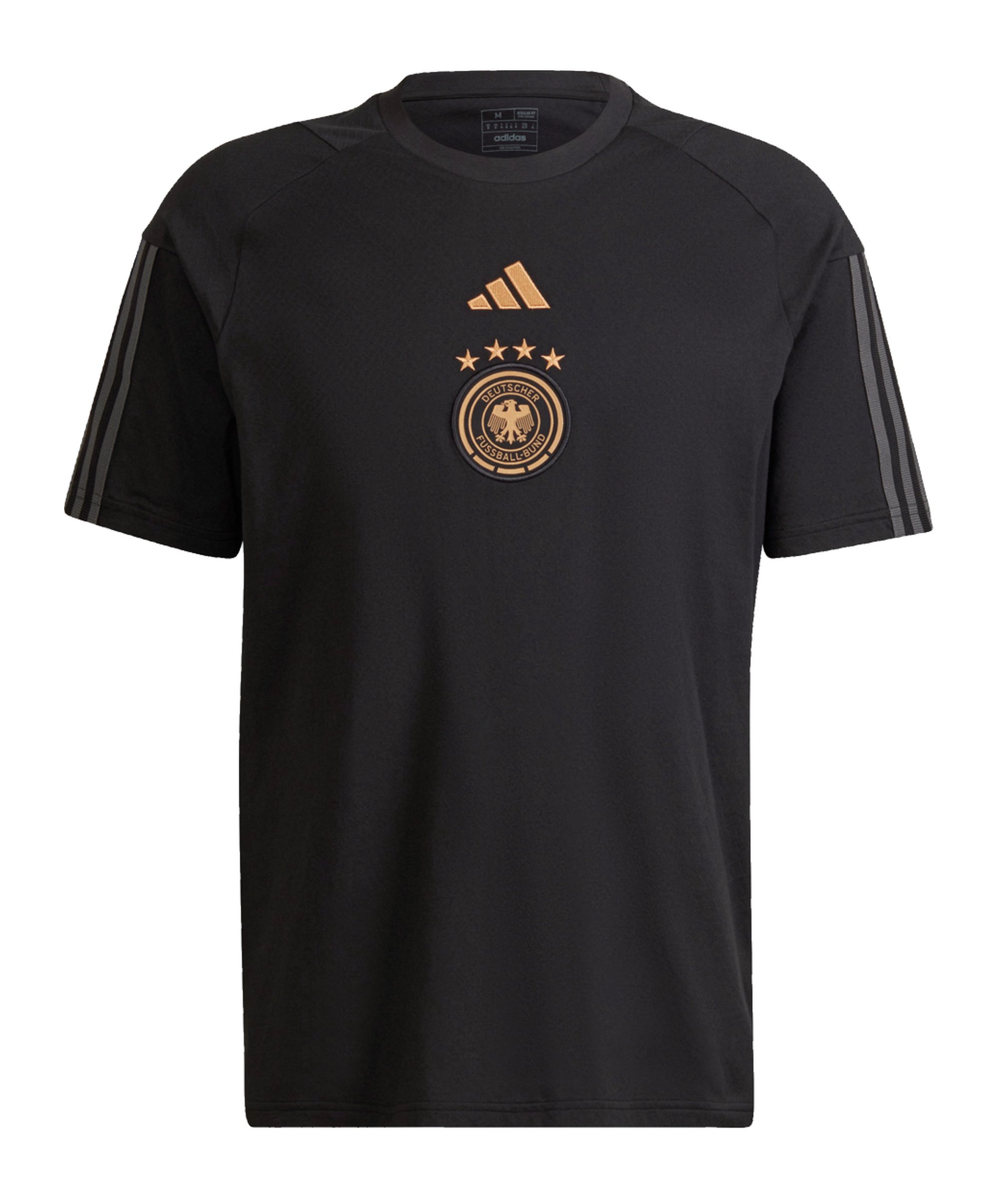 adidas DFB Deutschland T-Shirt Schwarz - schwarz