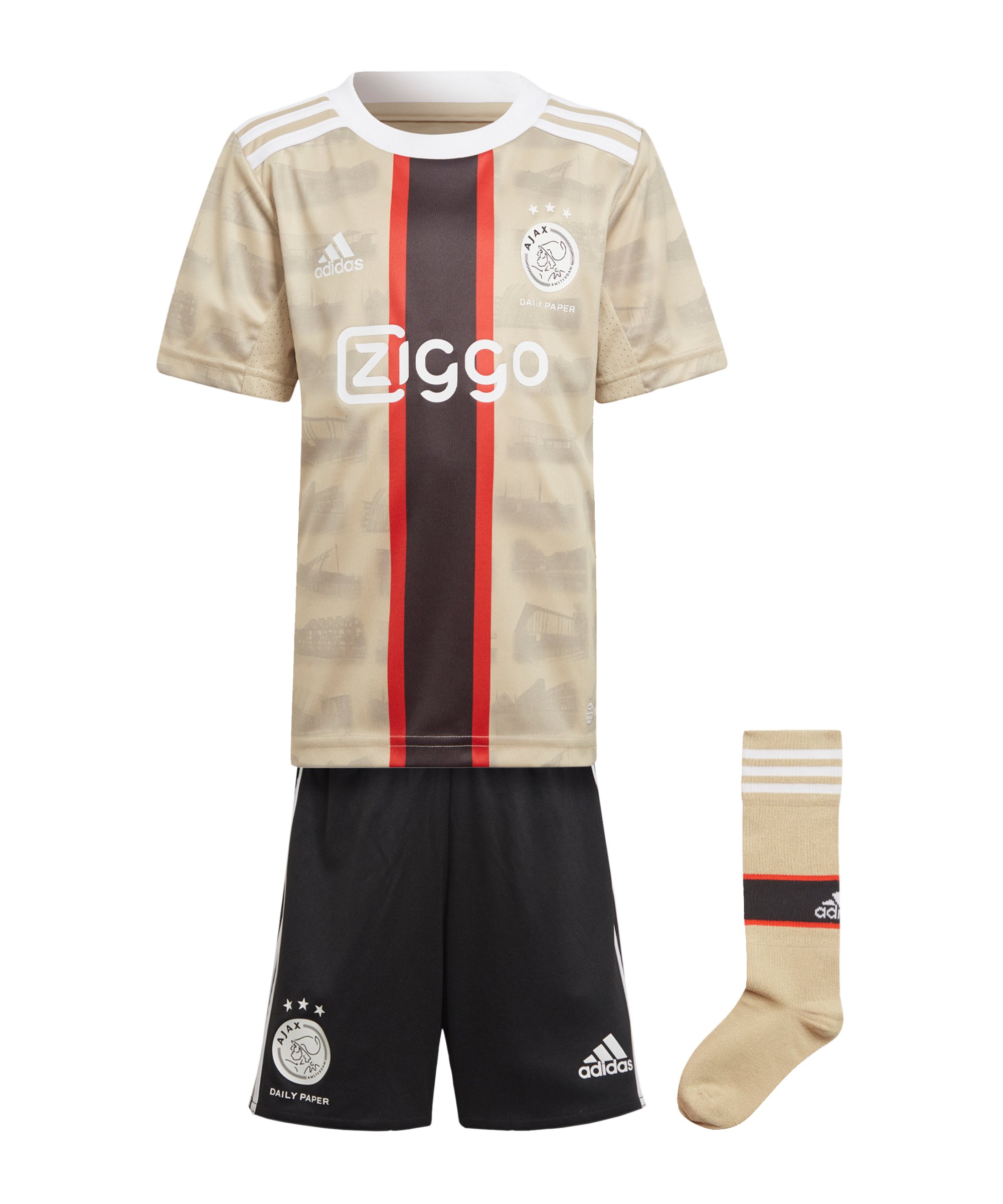 adidas Ajax Amsterdam Minikit UCL 2022/2023 Weiss - weiss