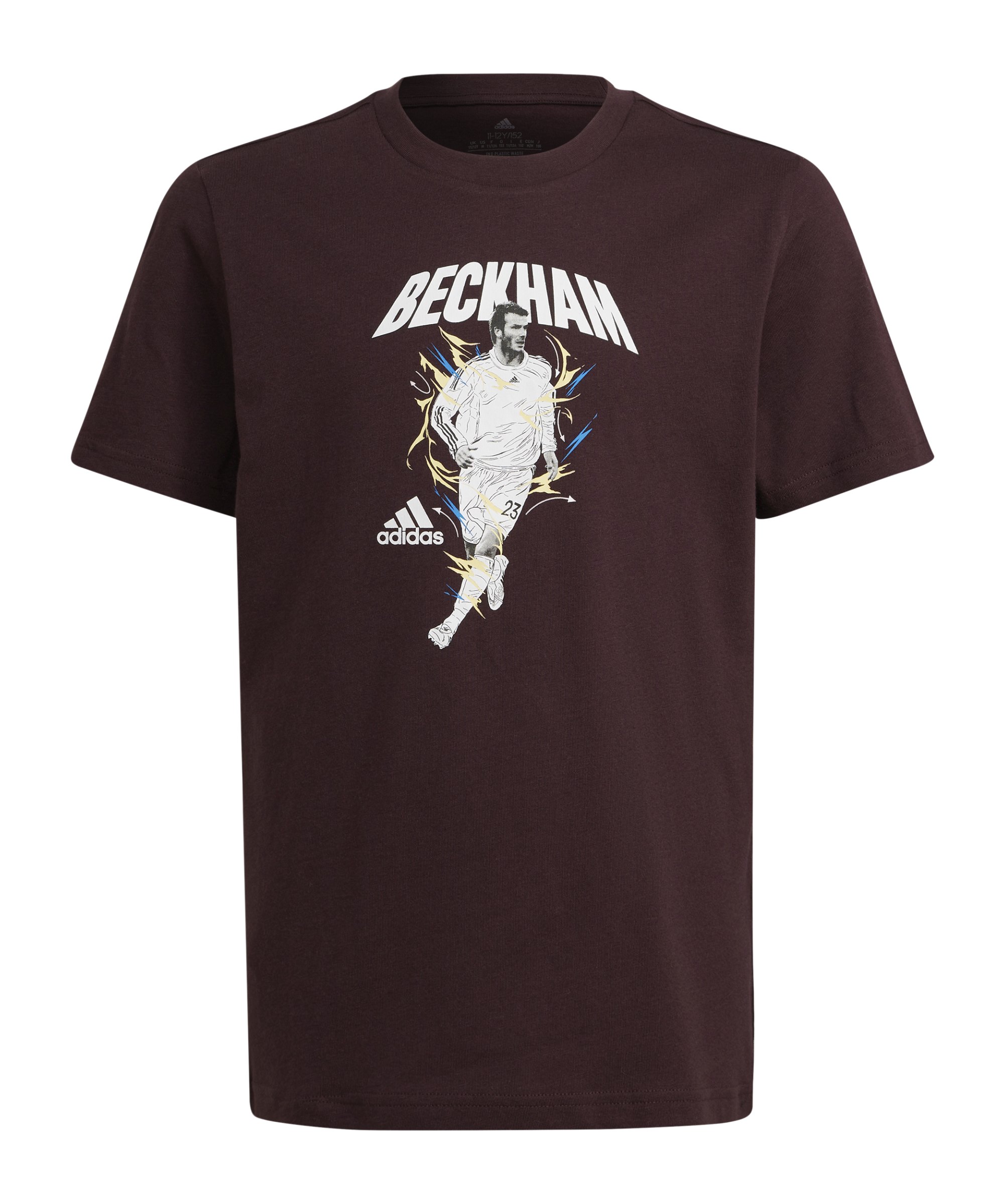 adidas Graphic Beckham T-Shirt Kids Rot - rot