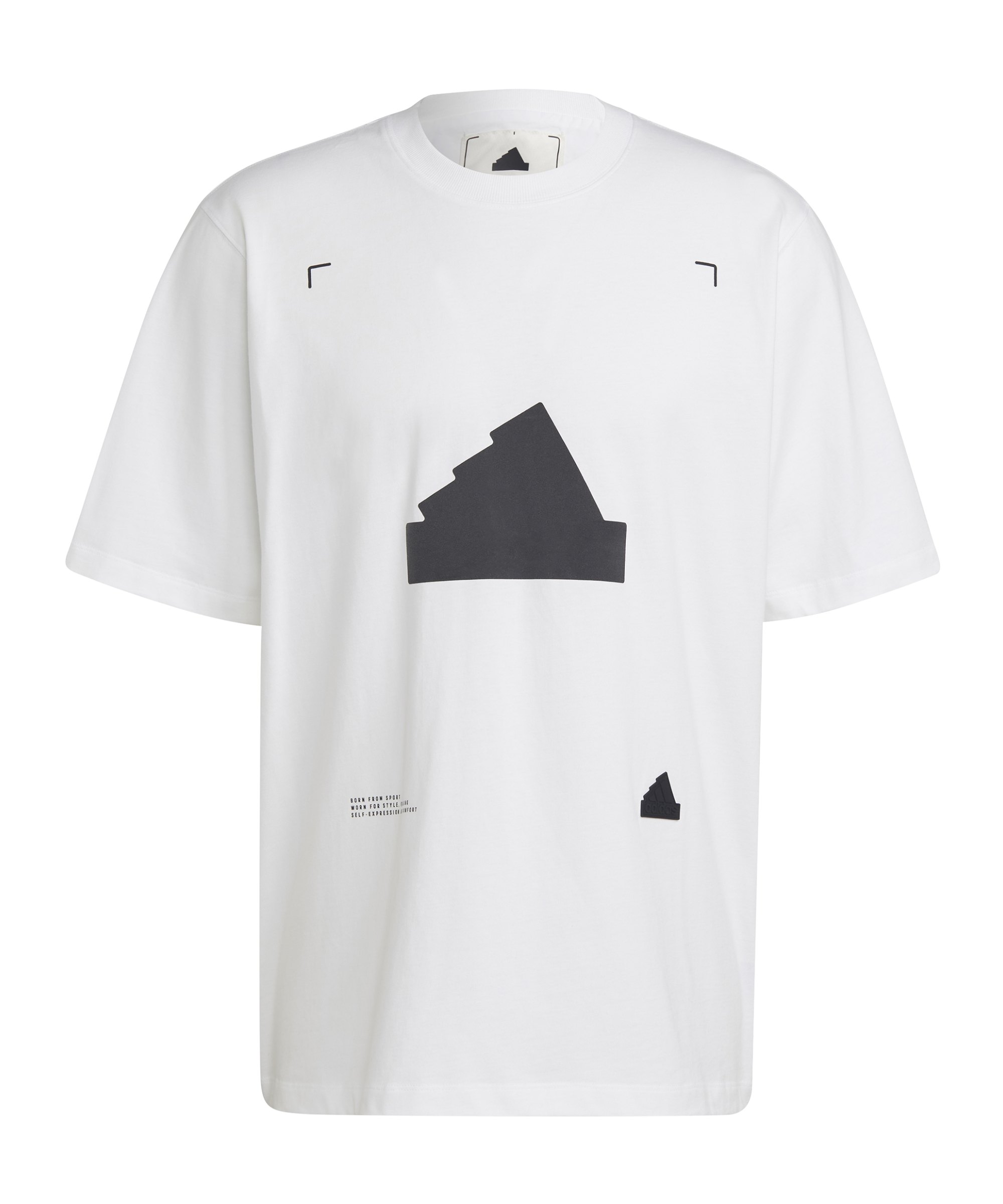 adidas New OSIZE T-Shirt Weiss - weiss