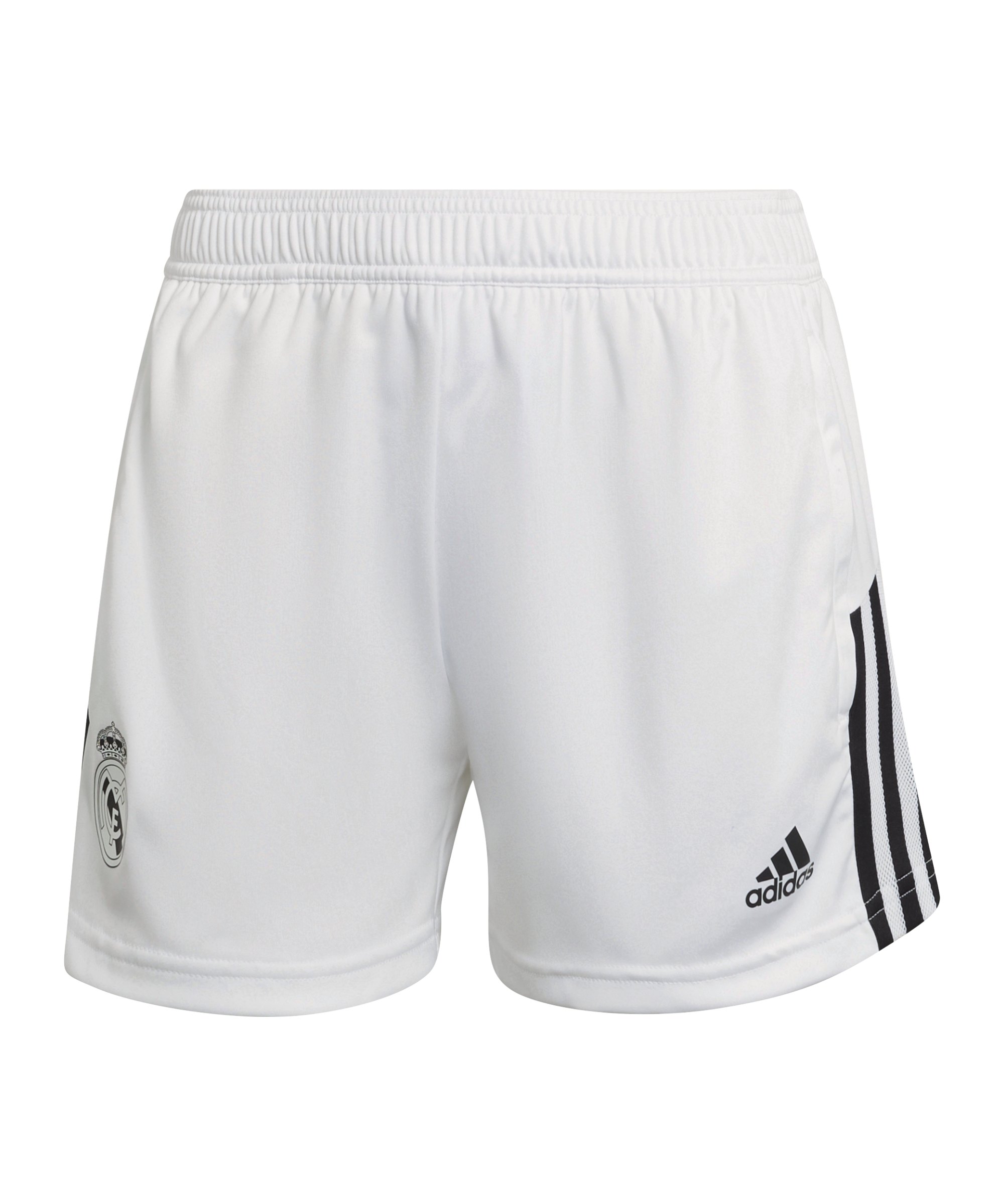 adidas Real Madrid Trainingsshort Damen Weiss - weiss