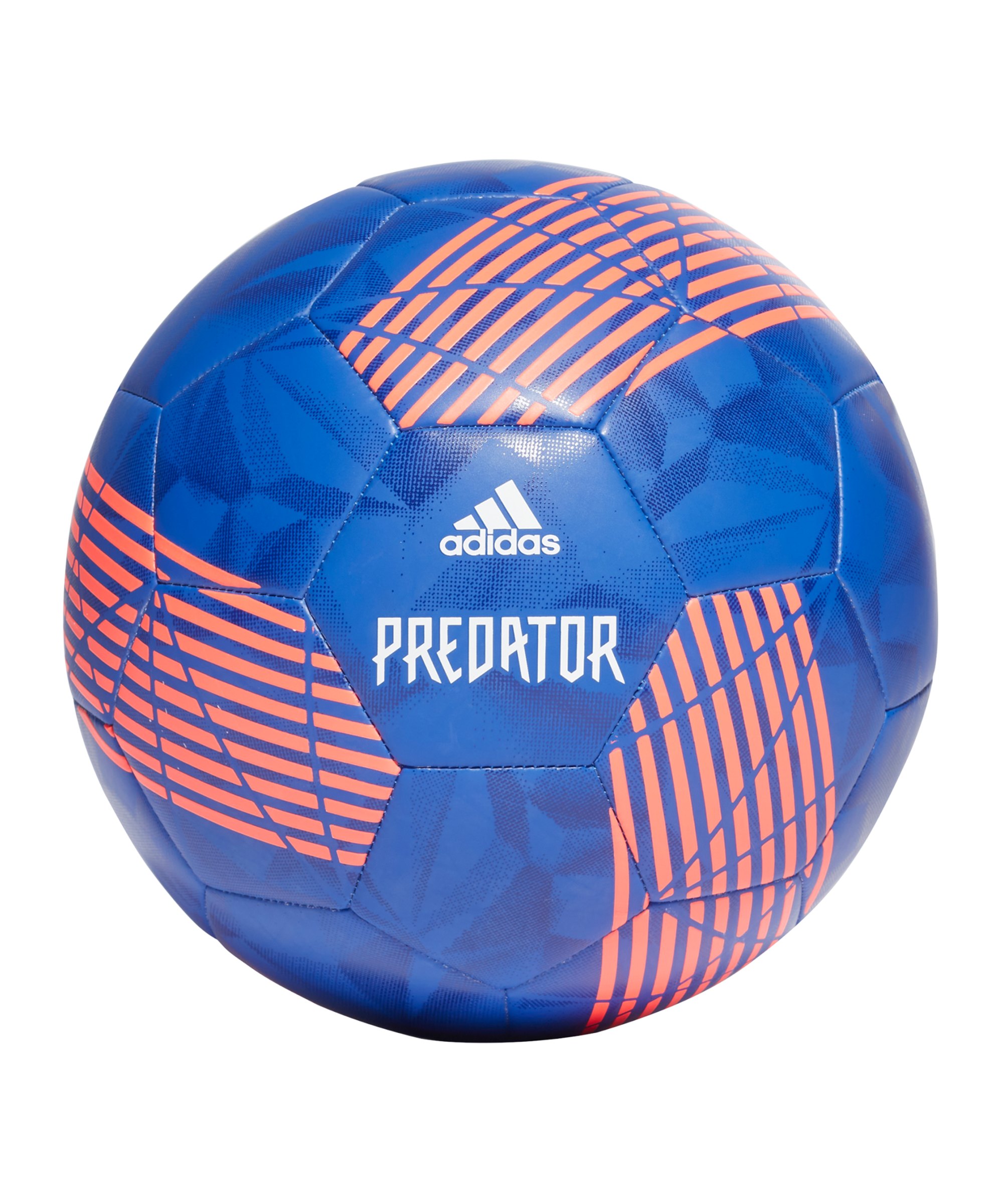 adidas Predator Sapphire Edge Trainingsball Blau Weiss - blau