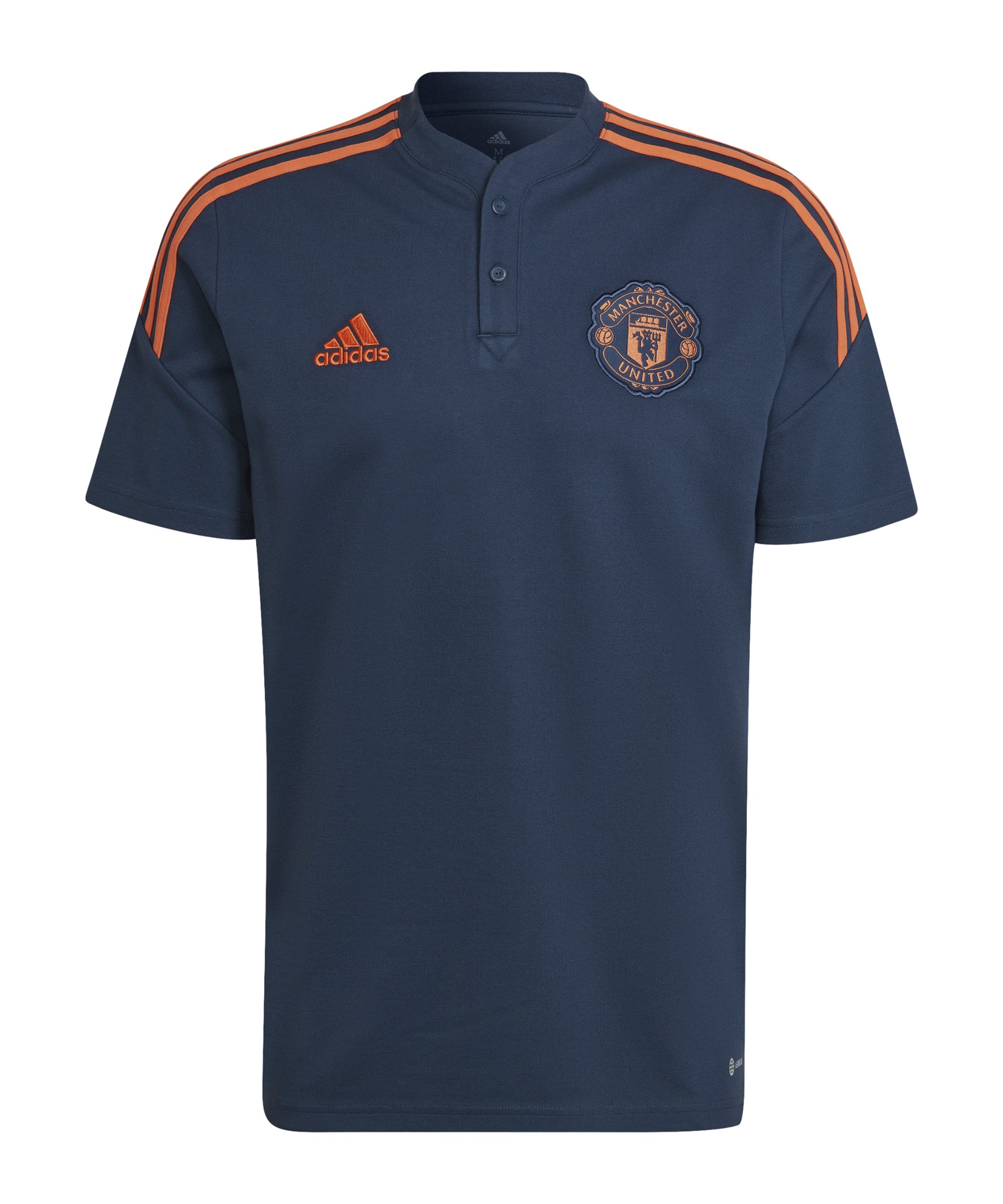 adidas Manchester United Poloshirt Blau - blau