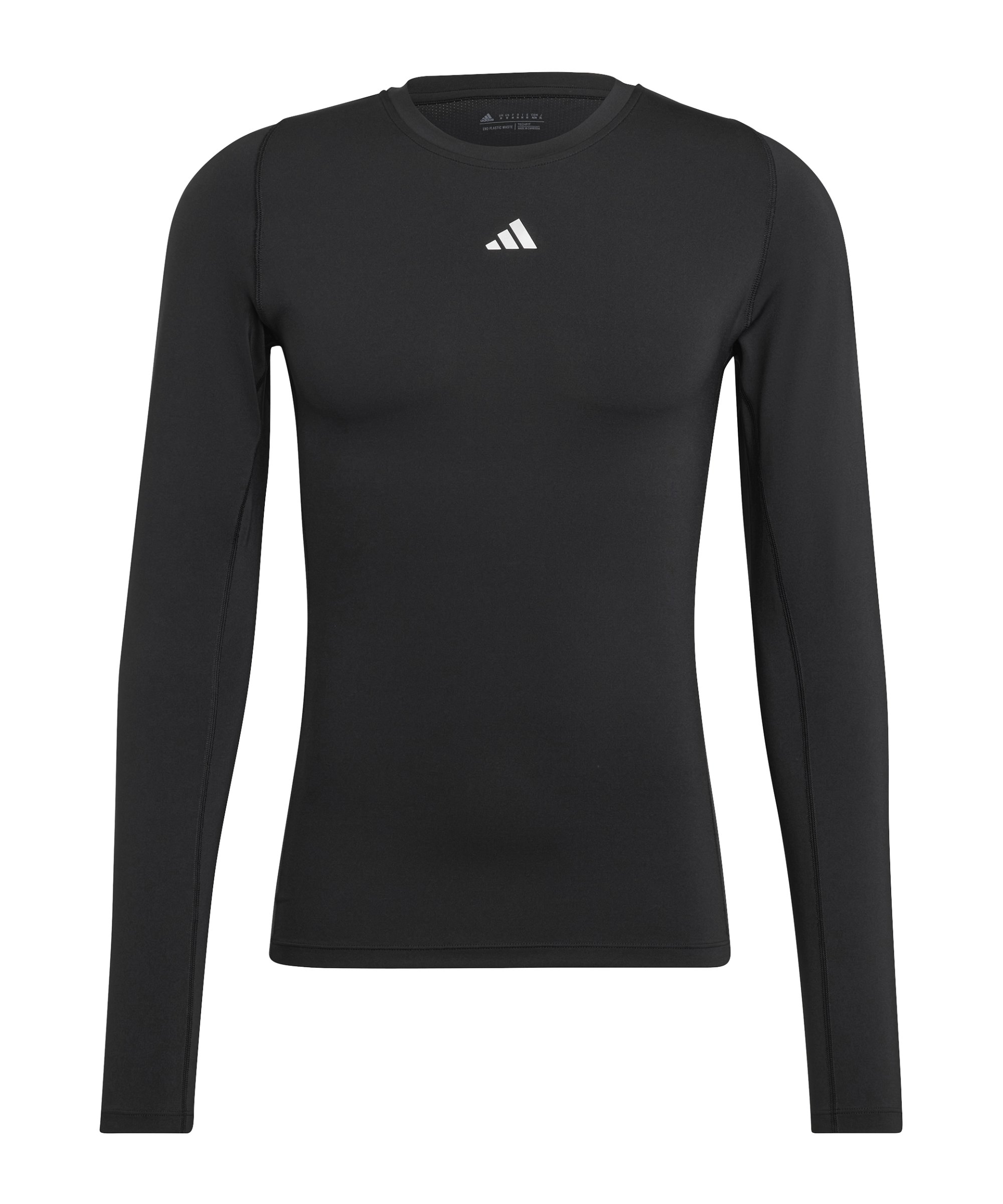 adidas Techfit Aeroready Sweatshirt Schwarz - schwarz