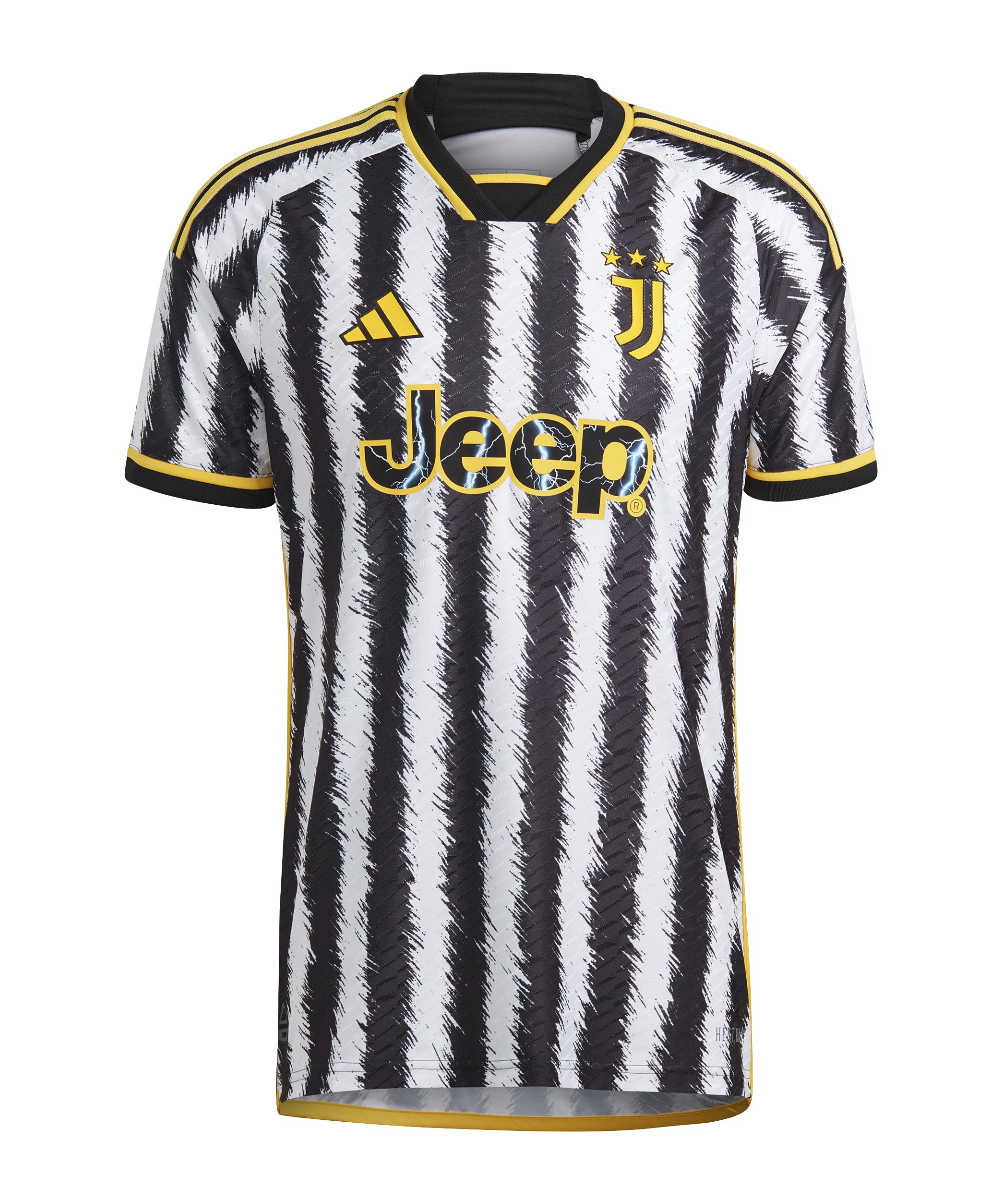 adidas Juventus Turin Auth. Trikot Home 2023/2024 Schwarz - schwarz